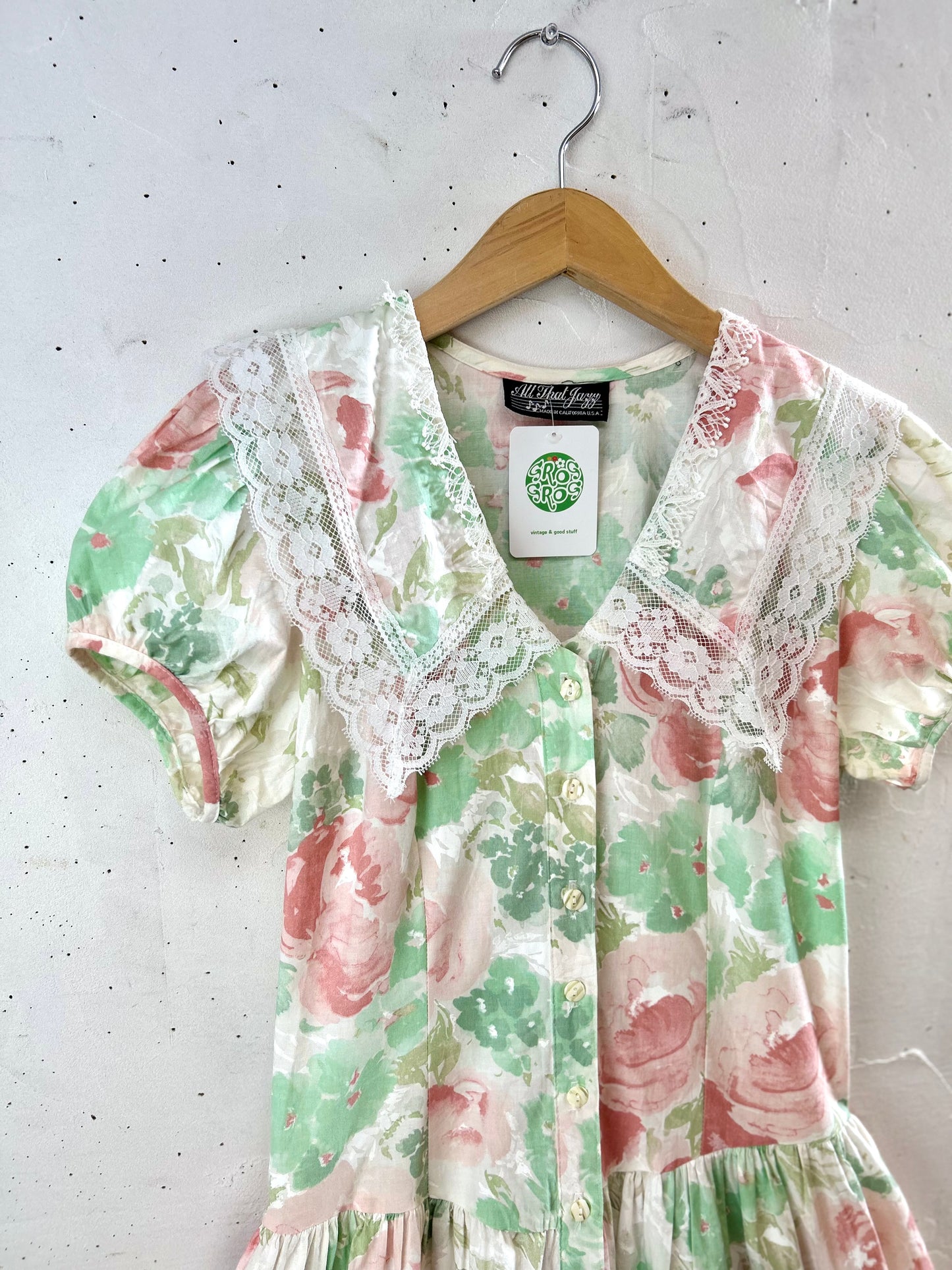 Vintage Dress MADE IN CALIFORNIA USA  [G30681]