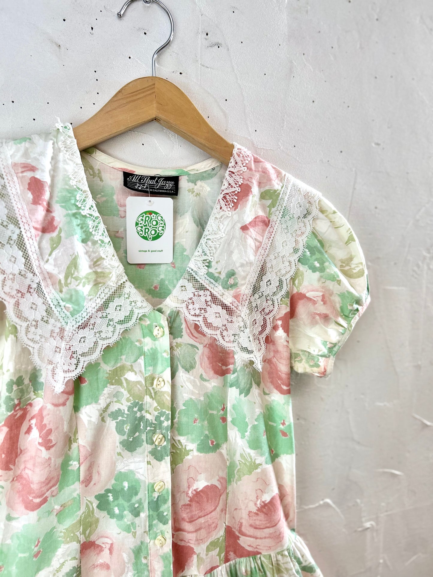 Vintage Dress MADE IN CALIFORNIA USA  [G30681]