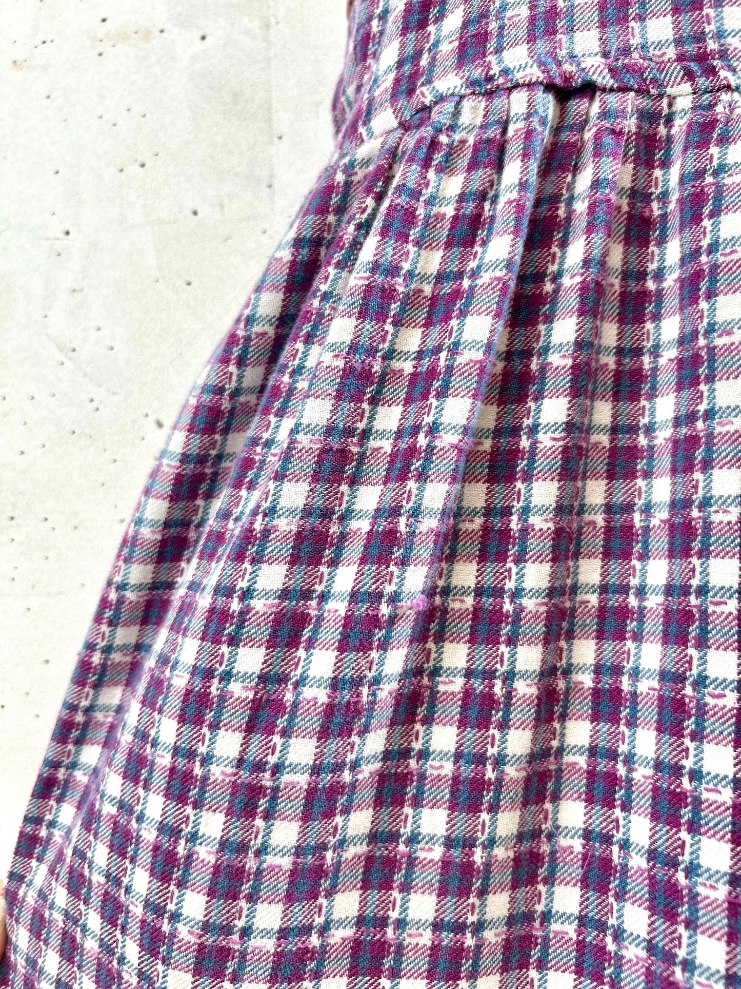 Vintage Cotton Dress 〜NORTHERN〜 MADE IN  INDIA [E30246]