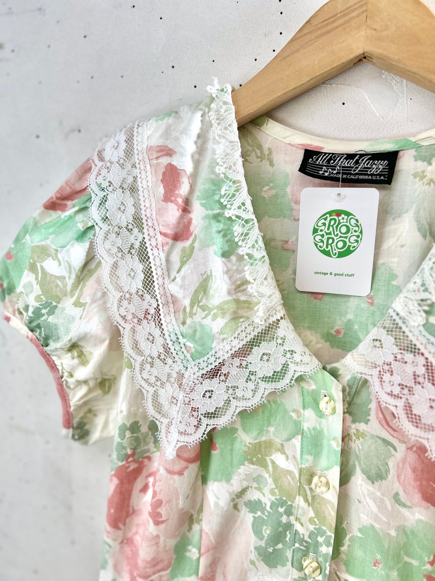 Vintage Dress MADE IN CALIFORNIA USA  [G30681]
