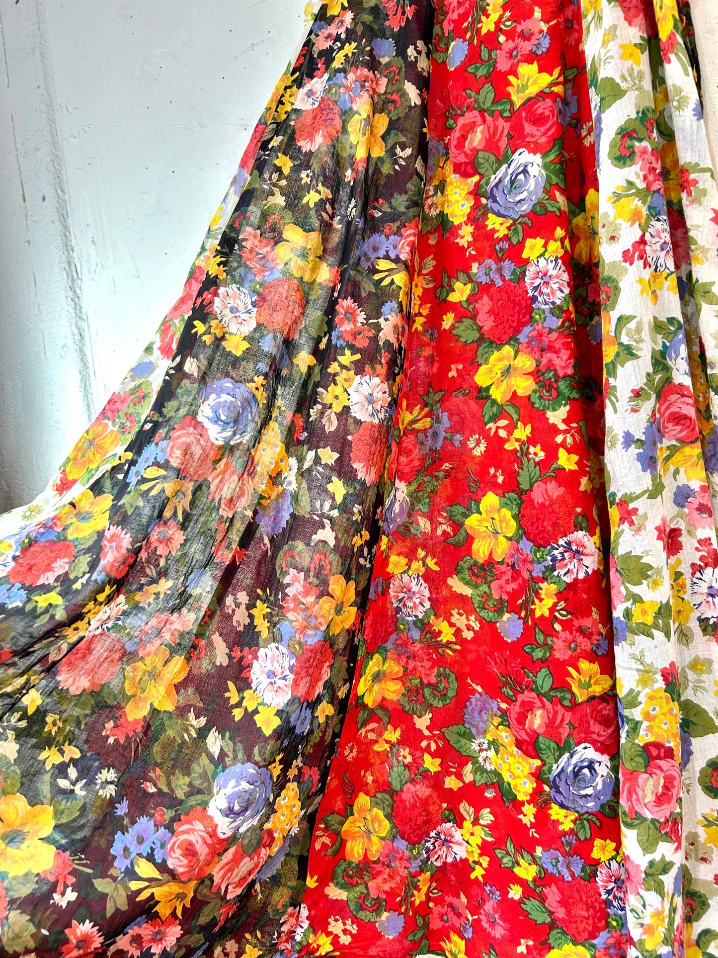 Vintage Patchwork Skirt [E27180]