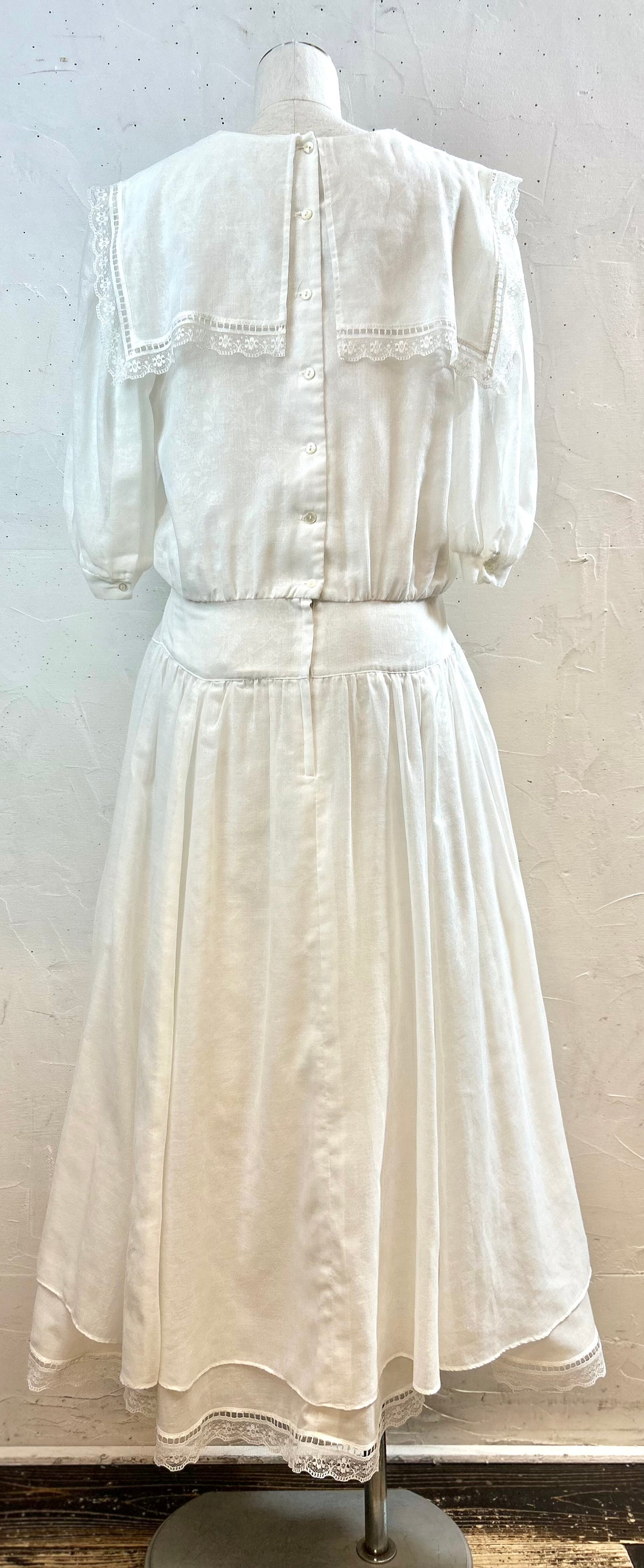 ’80s Vintage Dress〜GUNNE SAX 〜[D30026］
