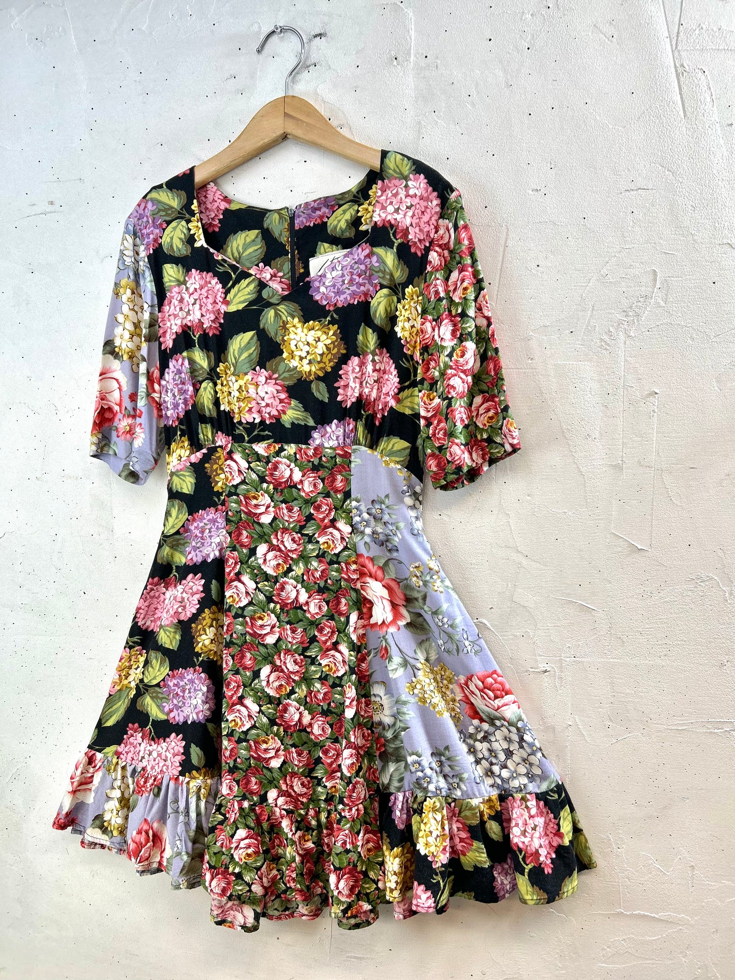 Vintage Flower Dress [F30451]
