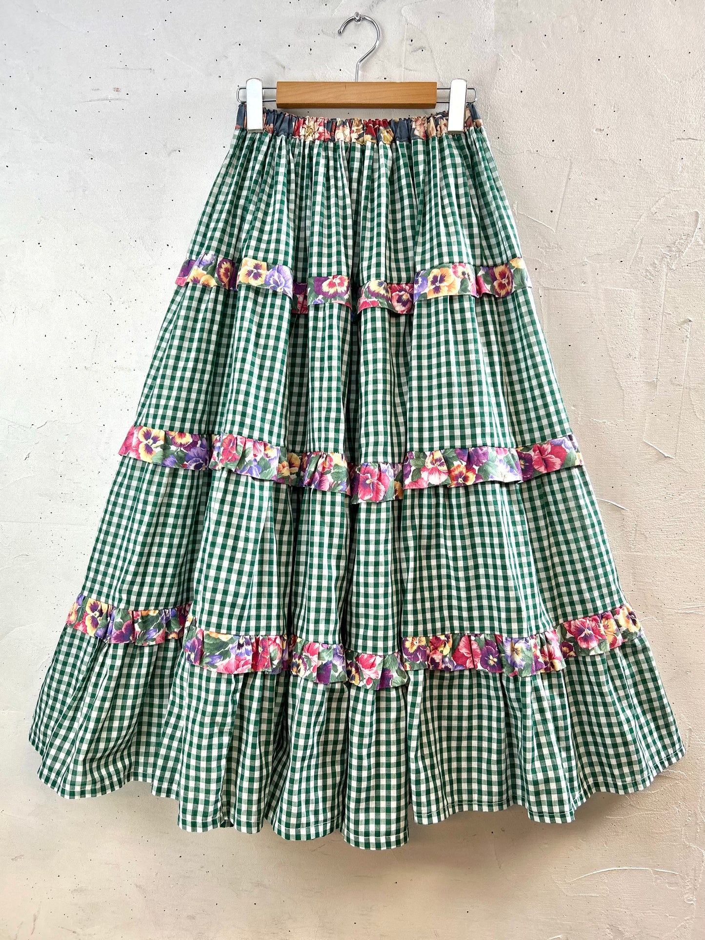 Vintage Tiered Skirt [F30680]