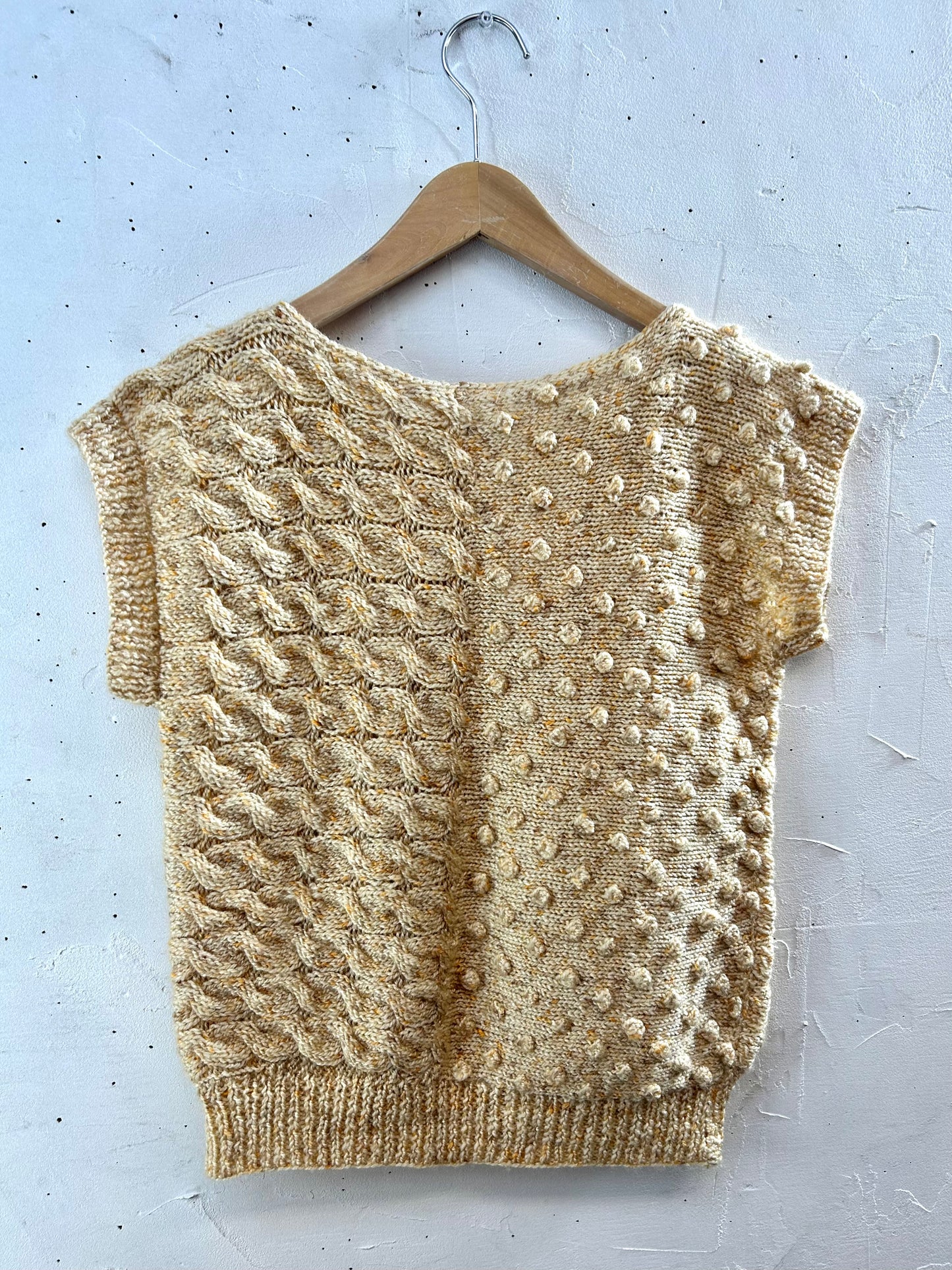 Vintage Hand Knit Vest [K28937]