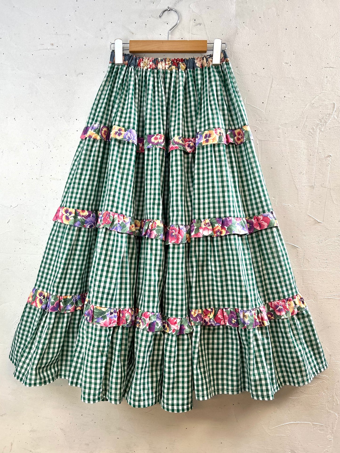 Vintage Tiered Skirt [F30680]