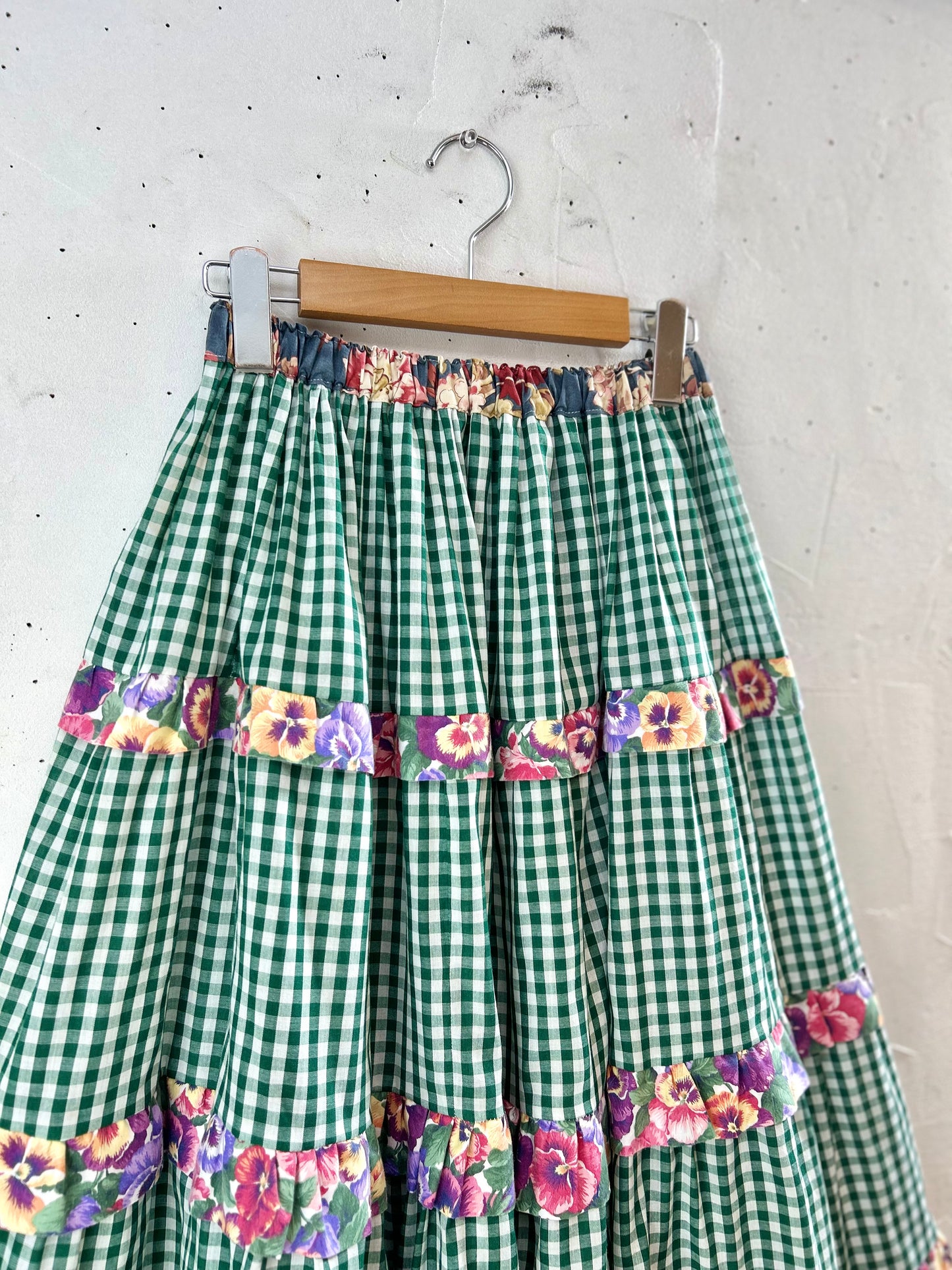 Vintage Tiered Skirt [F30680]