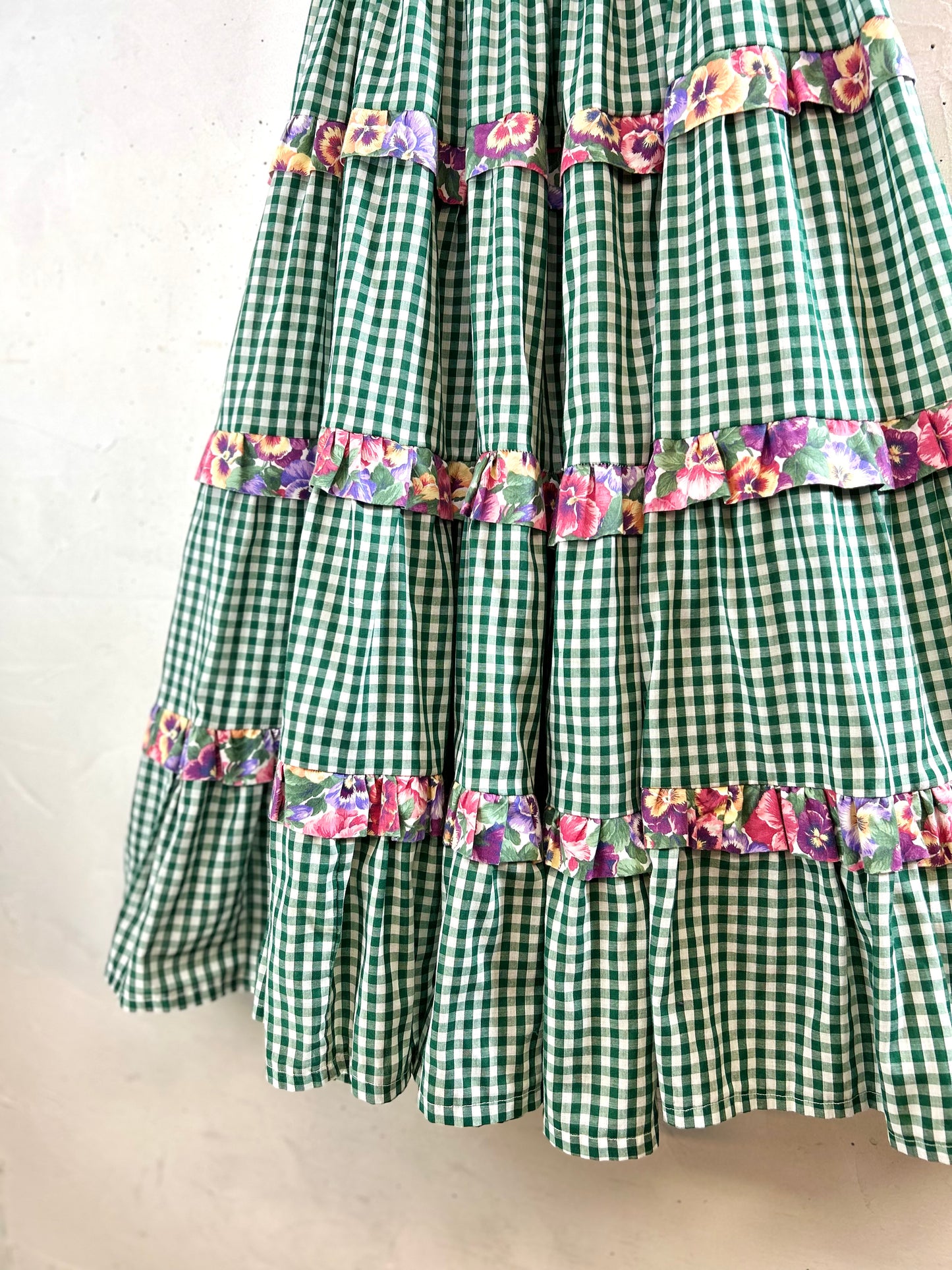 Vintage Tiered Skirt [F30680]