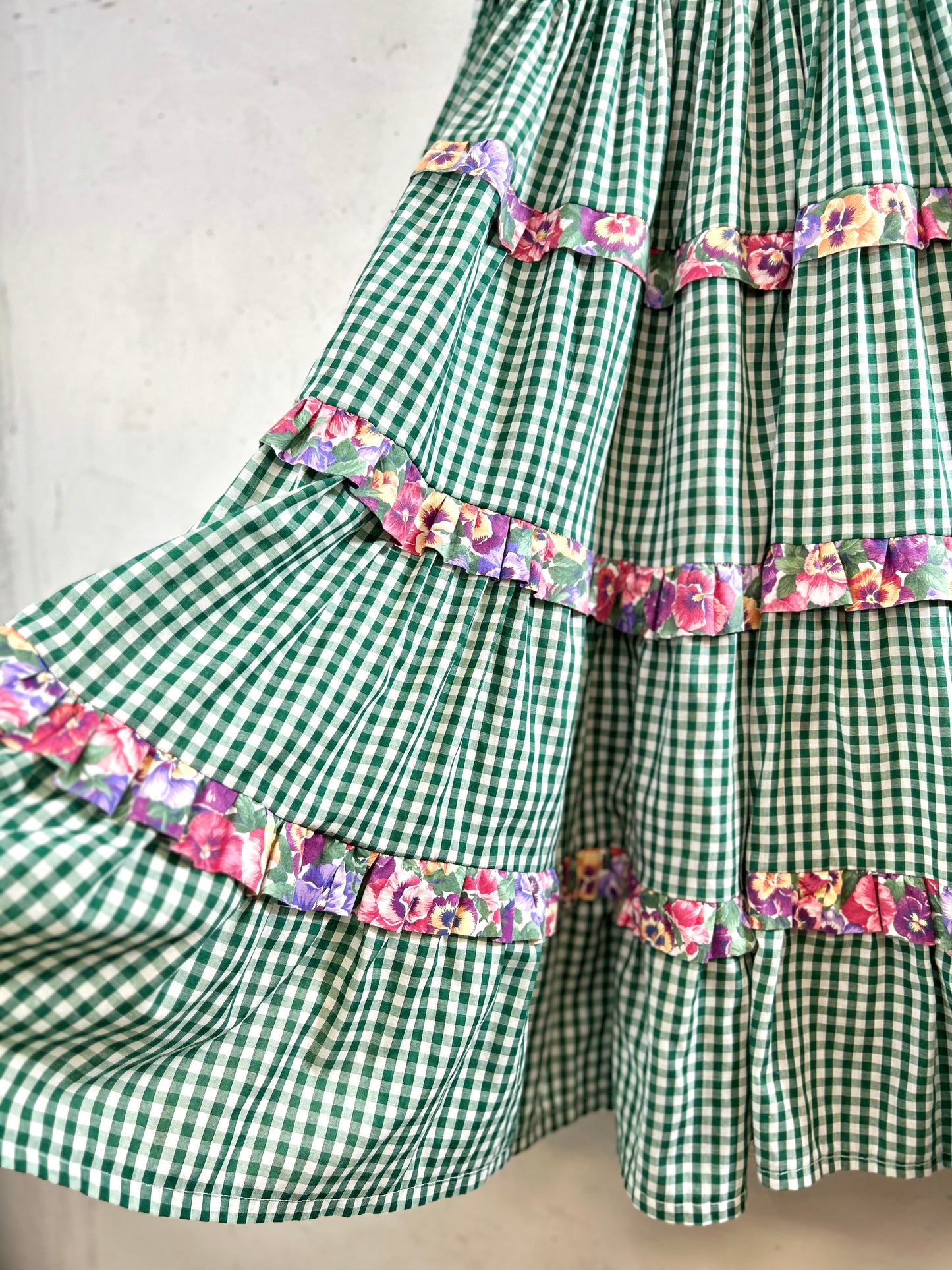 Vintage Tiered Skirt [F30680]