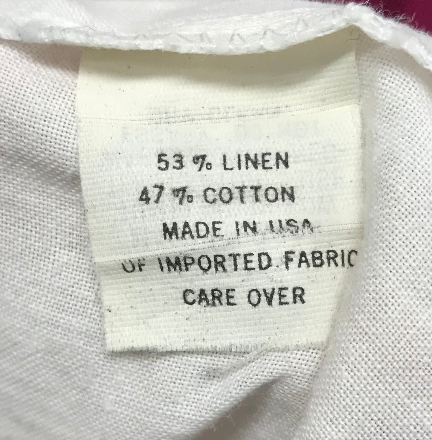 Vintage White Blouse MADE IN USA [I24978]