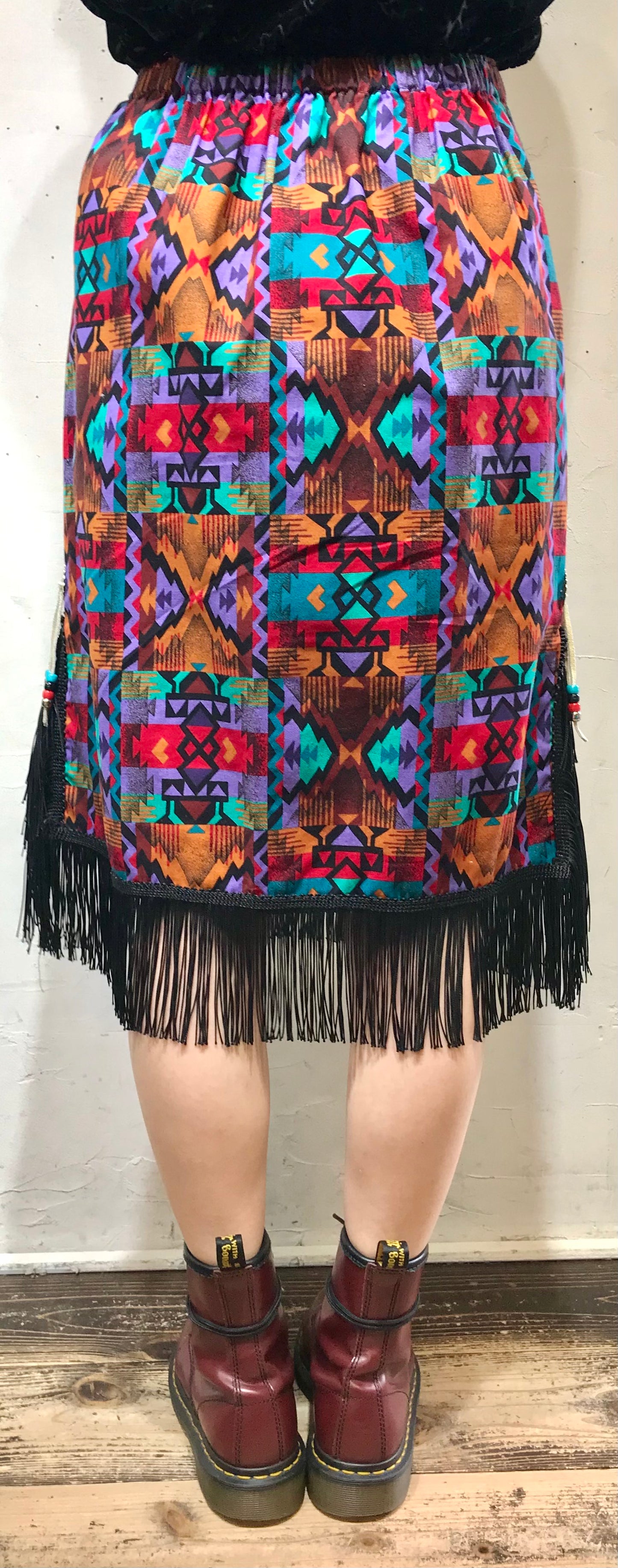 Vintage Fringe Skirt [L25813]