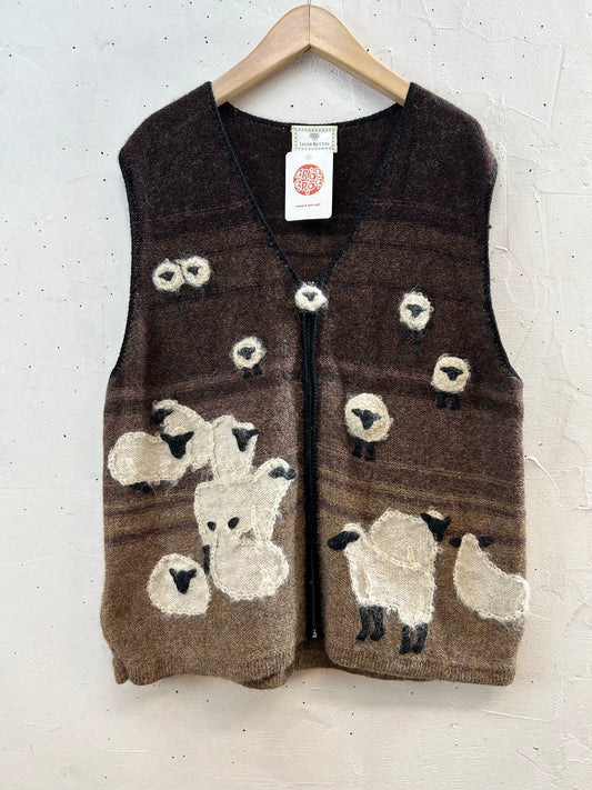 Vintage Knit Vest 〜SUSAN BRISTOL〜 [J28719]