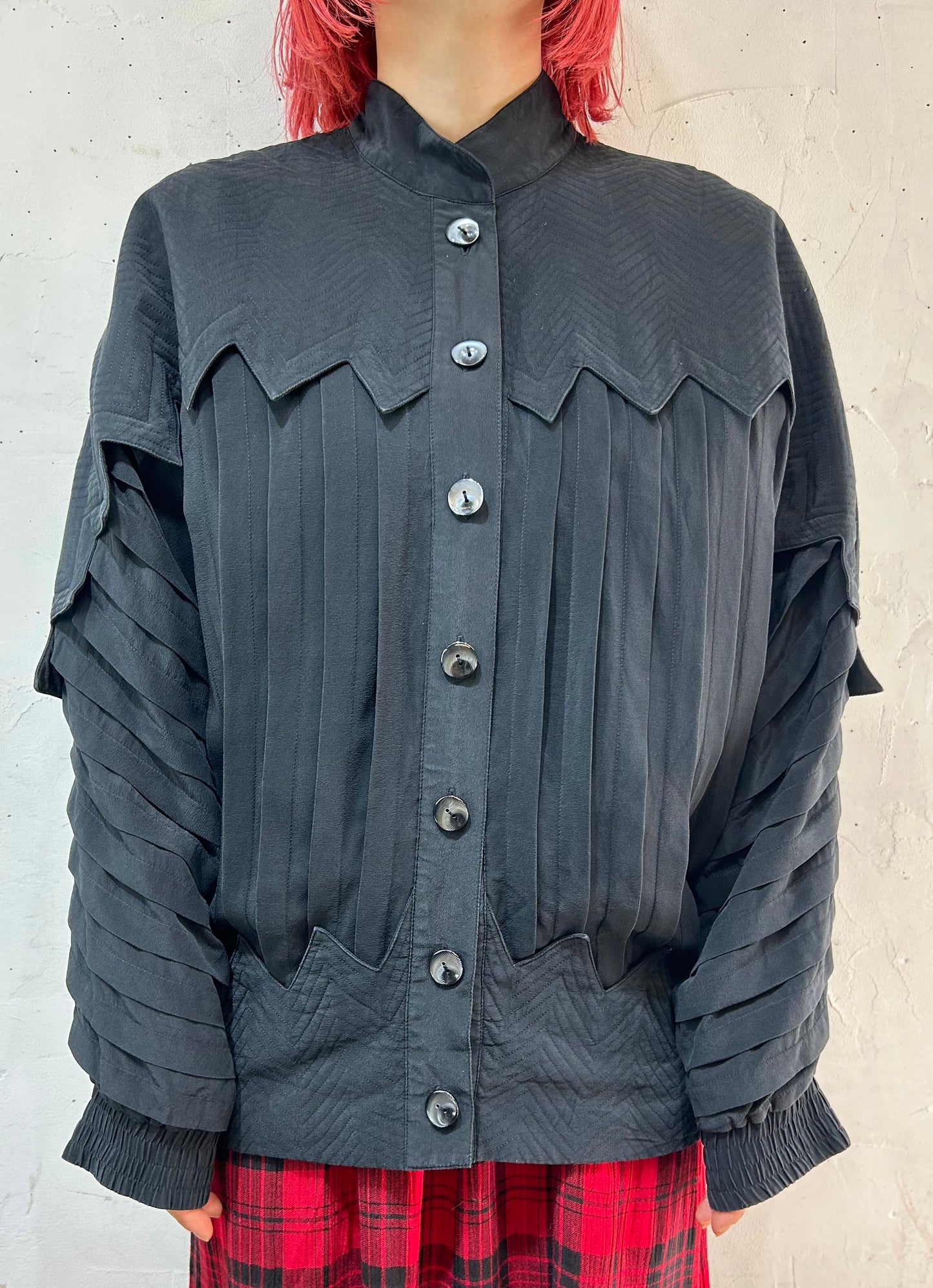 Vintage Silk Blouson [I25009]