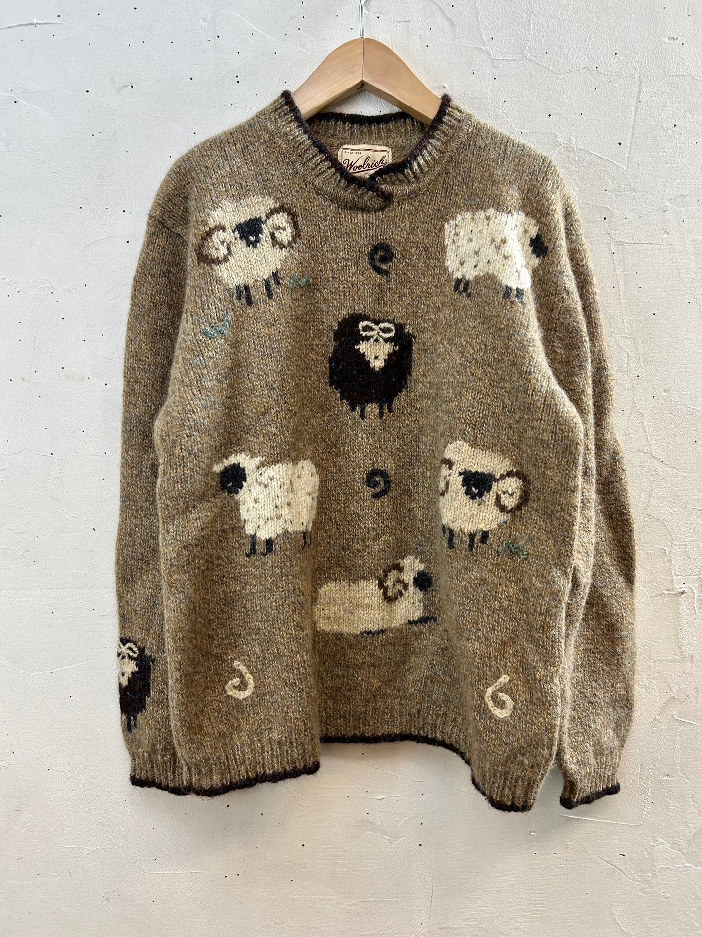 Vintage Hand Knit Sweater 〜Wool Rich〜 [J28720]