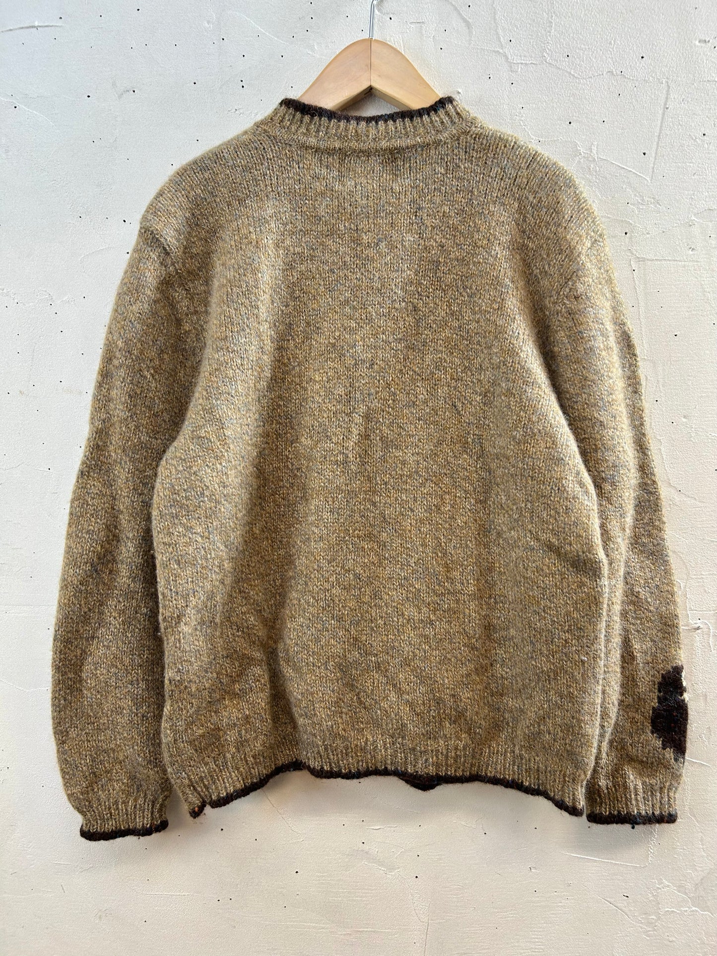 Vintage Hand Knit Sweater 〜Wool Rich〜 [J28720]