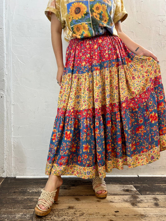 Vintage Tiered Skirt [F27624]