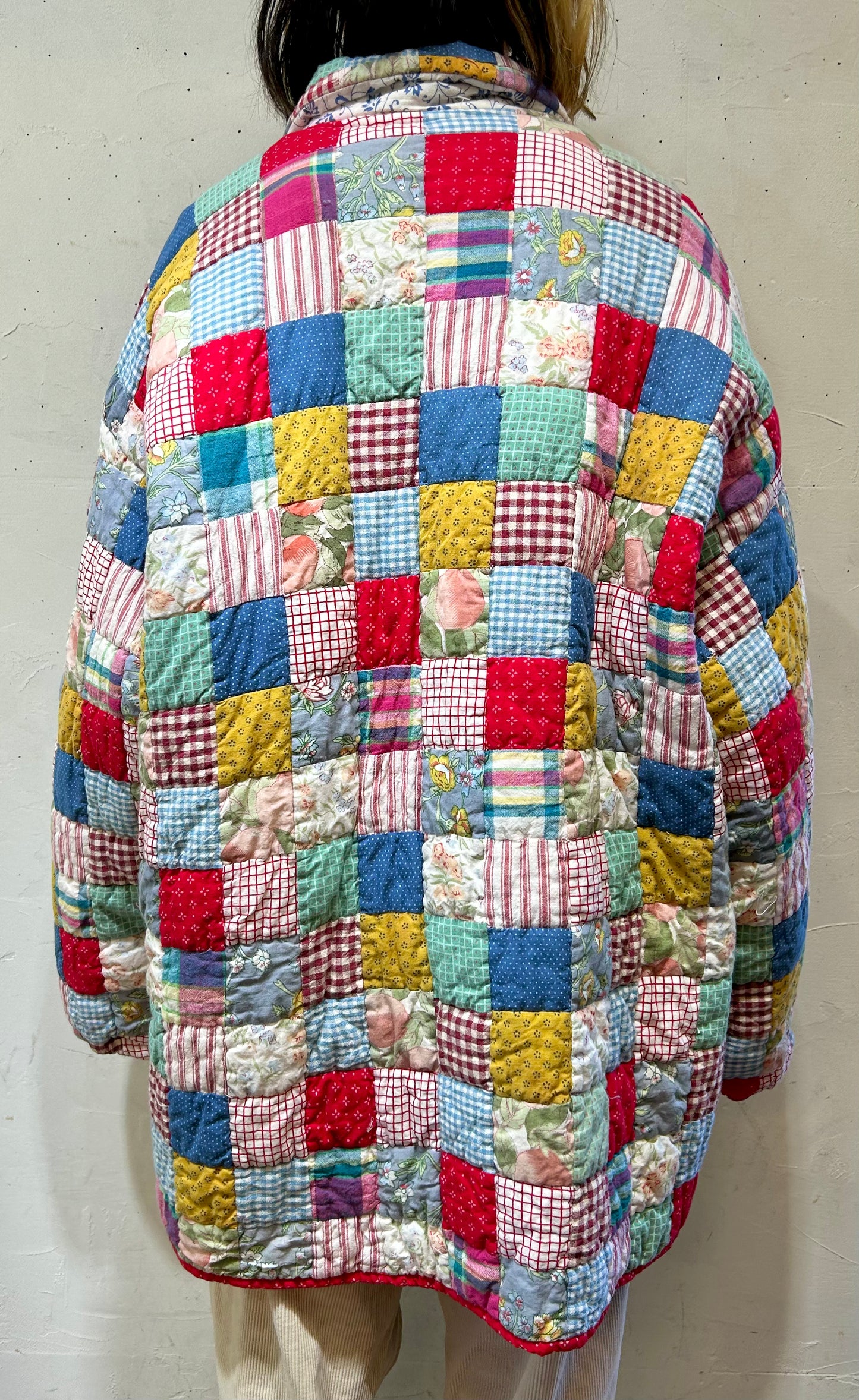 ’70s-’80s Special Vintage Patchwork Quilt Jacket [A25899]