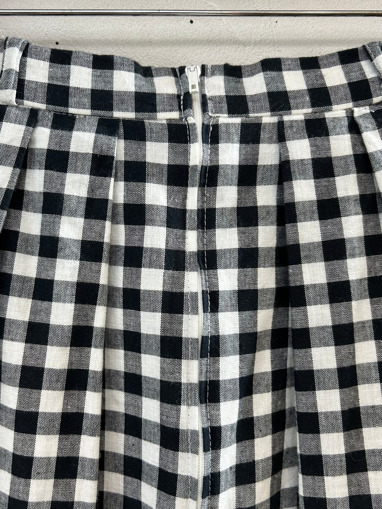 Vintage Gingham Plaid Skirt 〜YESSICA〜 [J28717]