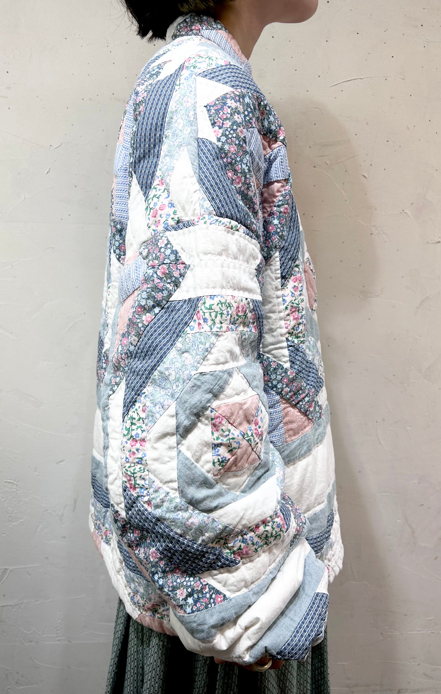 Special Vintage Patchwork Quilt Jacket [I25030]