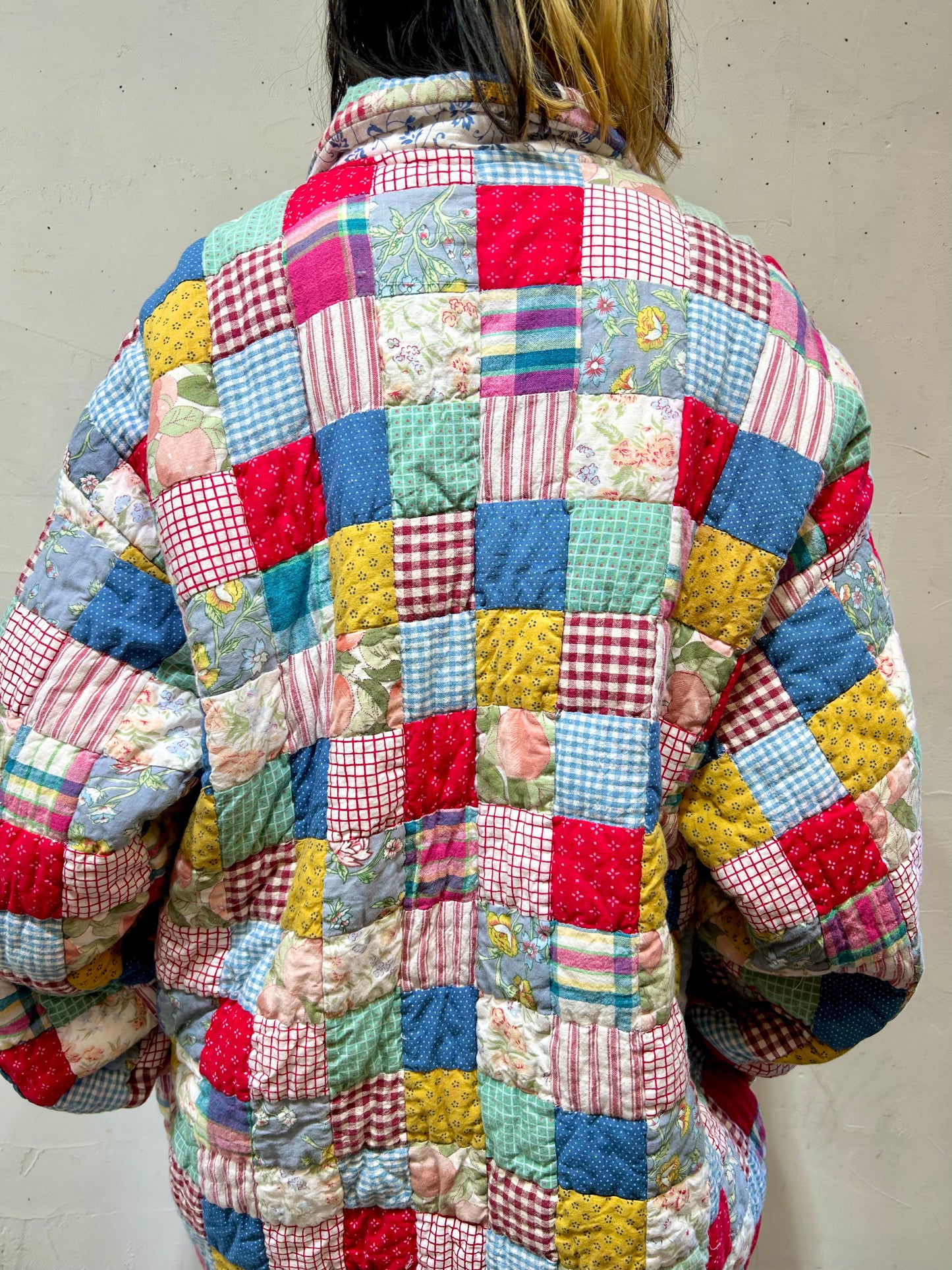 ’70s-’80s Special Vintage Patchwork Quilt Jacket [A25899]