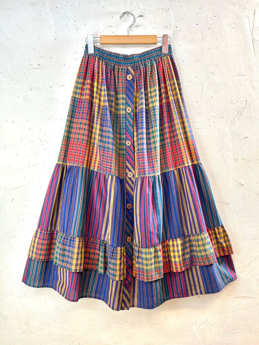 Vintage Tiered Skirt 〜CHERKEE〜[F30452]