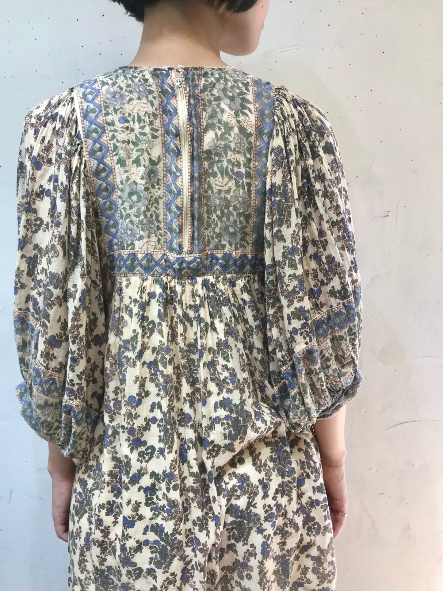 Vintage Indian Cotton Dress [H24767]