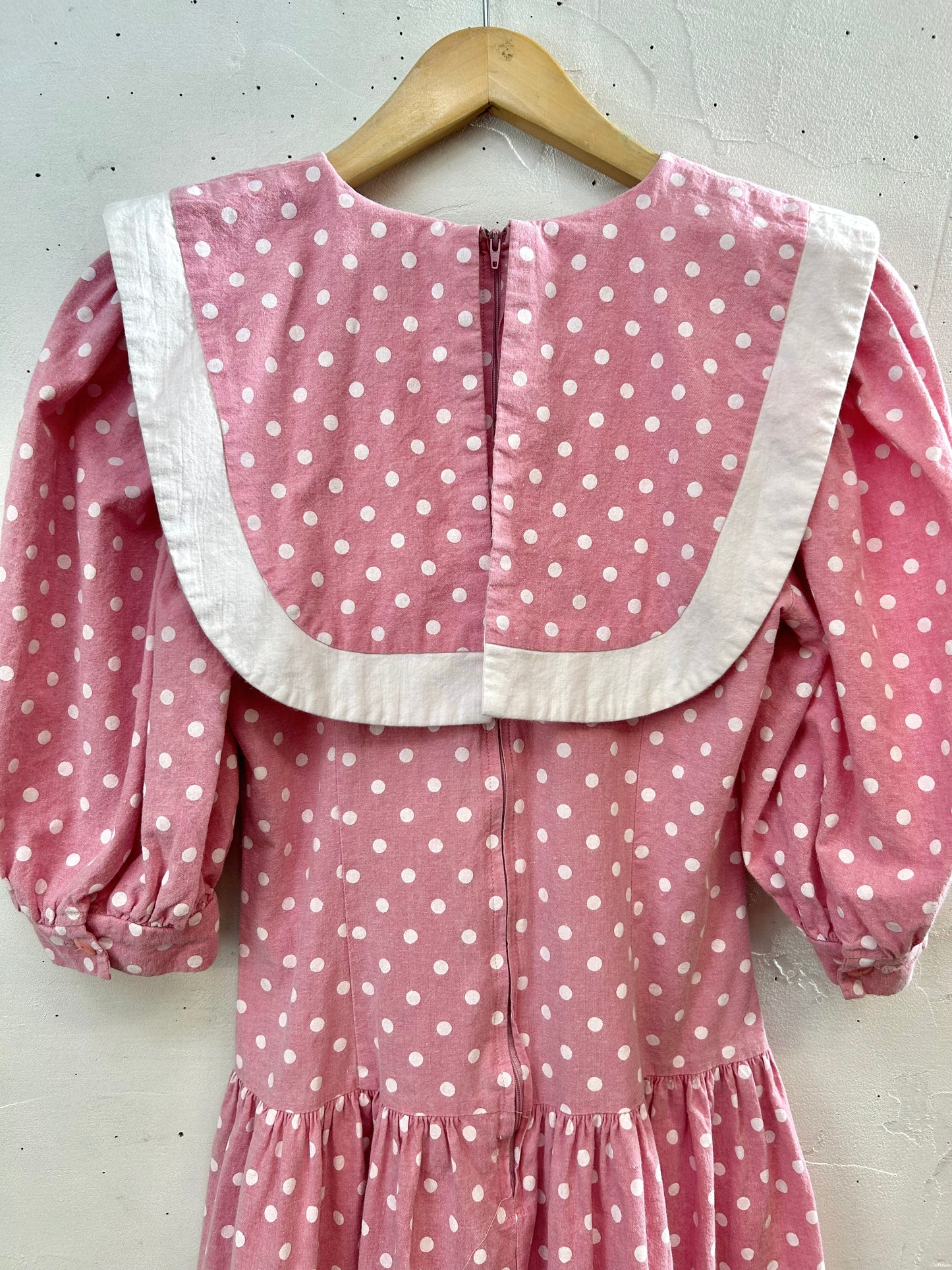 Vintage Sailor collar Dress MADE IN USA [H28088]