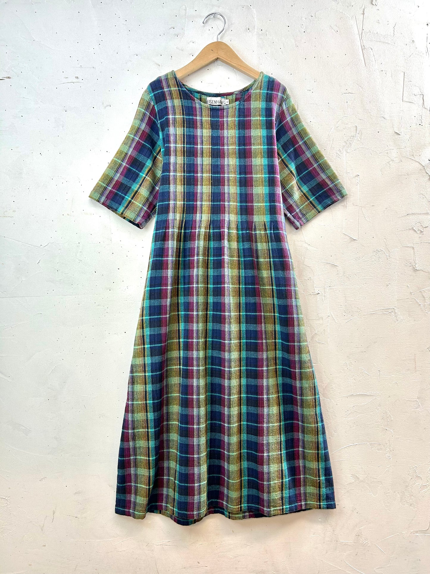 Vintage Plaid Dress [B29608]