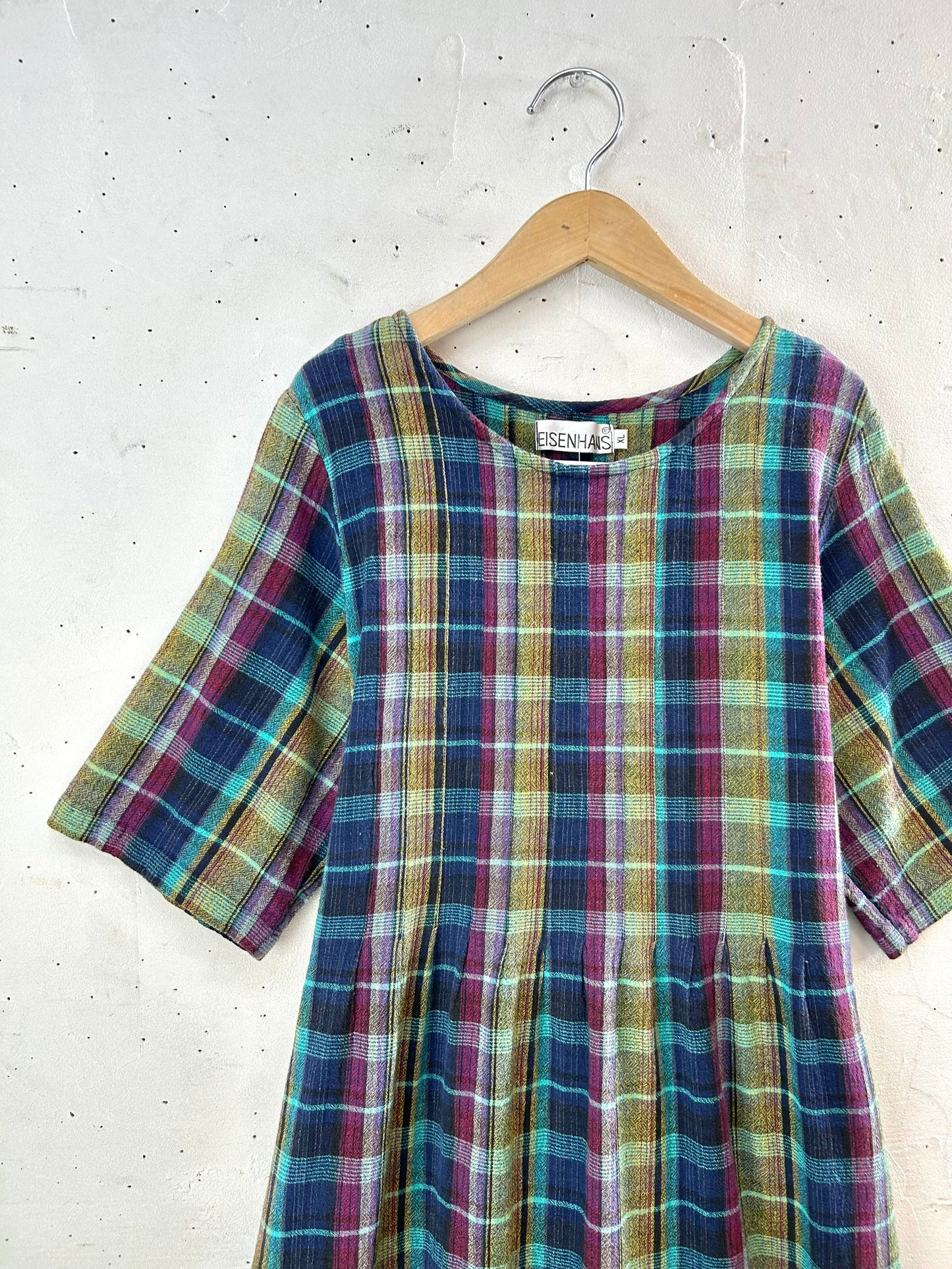 Vintage Plaid Dress [B29608]