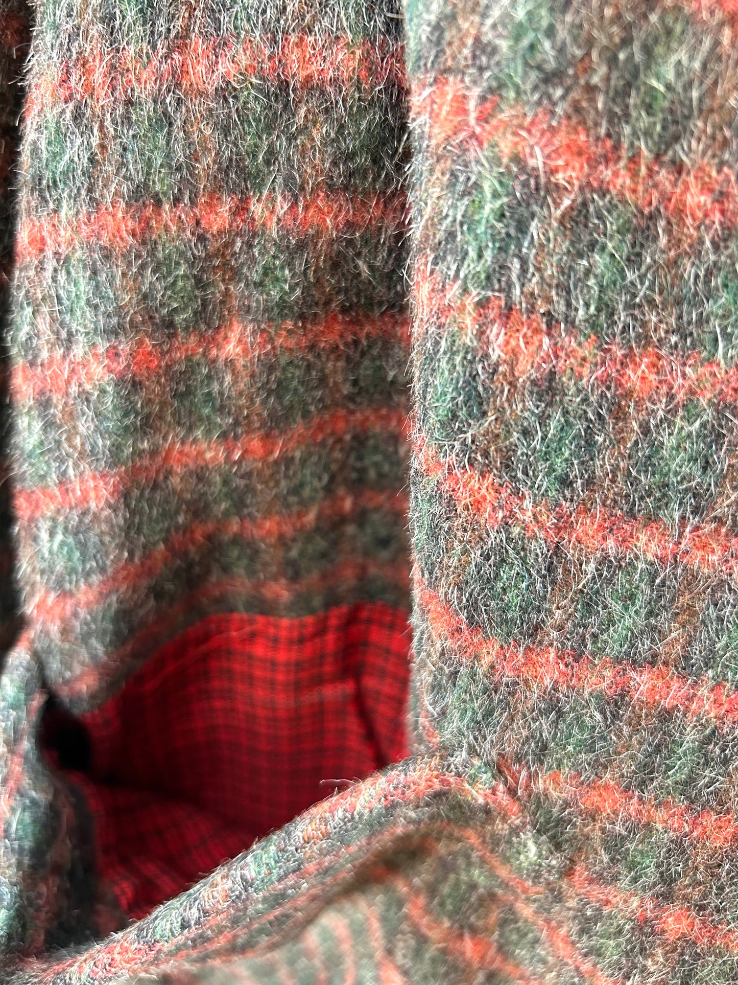 Vintage Plaid Coat  [K28934]