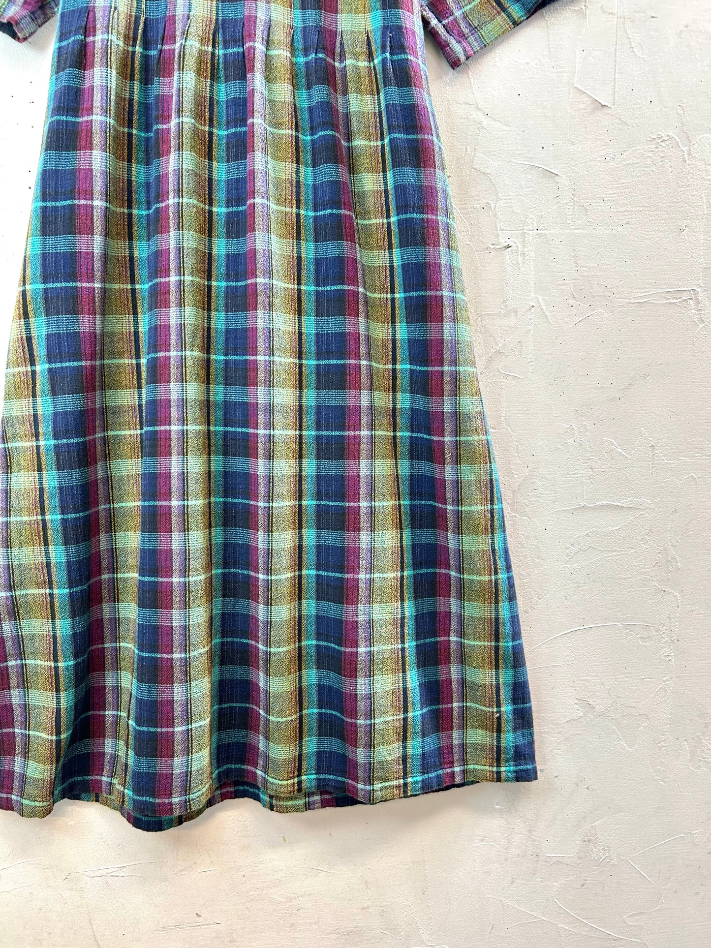 Vintage Plaid Dress [B29608]