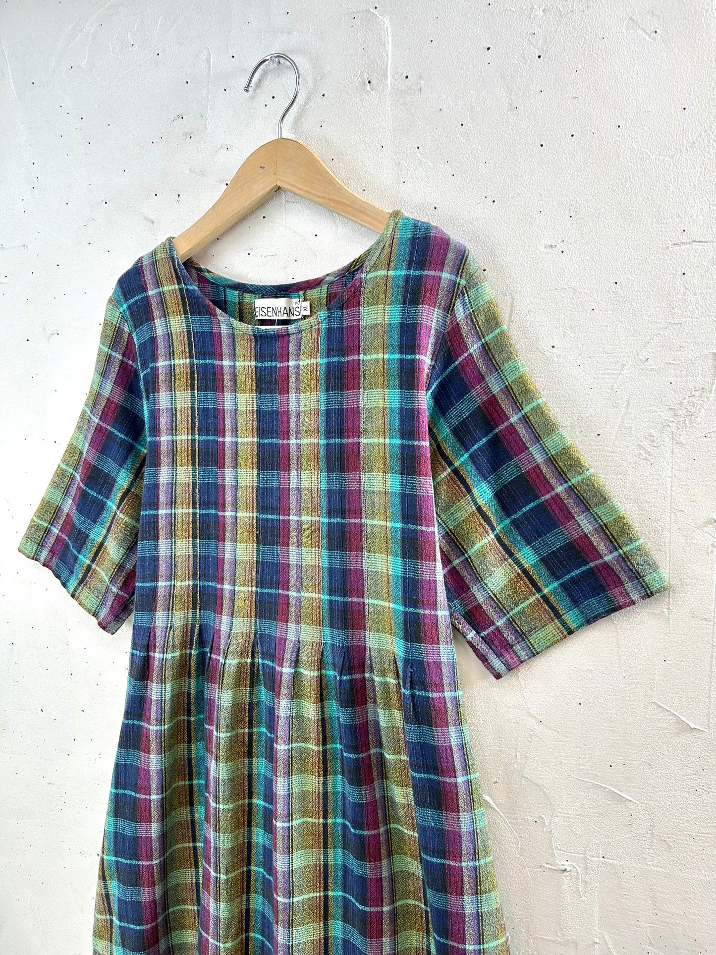 Vintage Plaid Dress [B29608]
