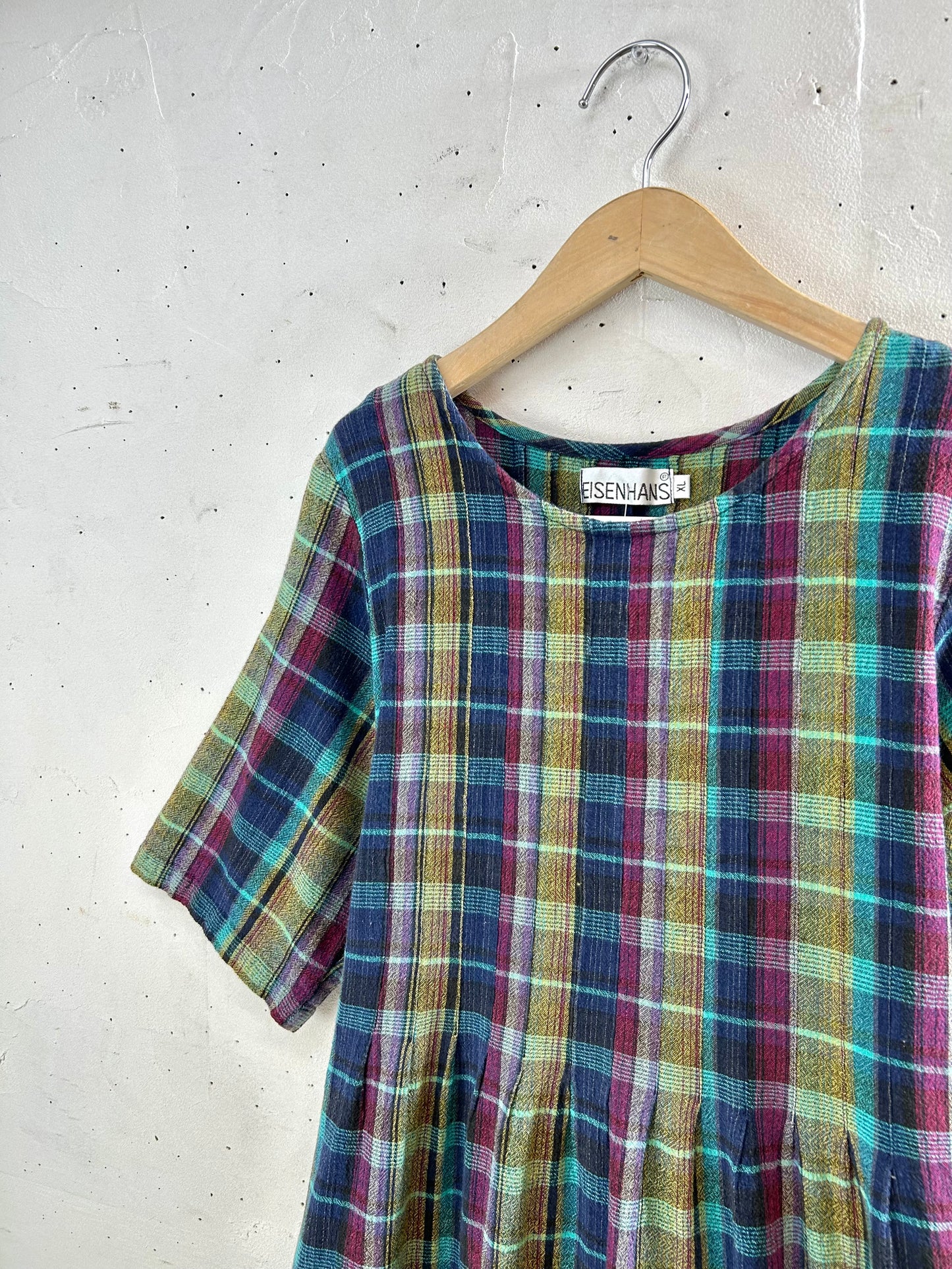 Vintage Plaid Dress [B29608]