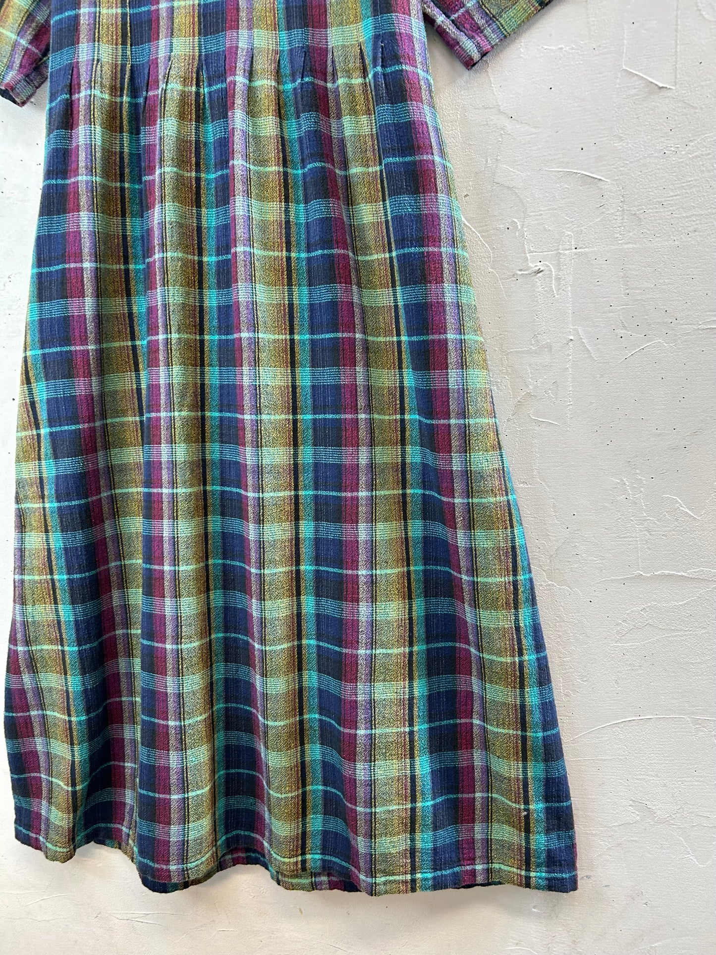 Vintage Plaid Dress [B29608]