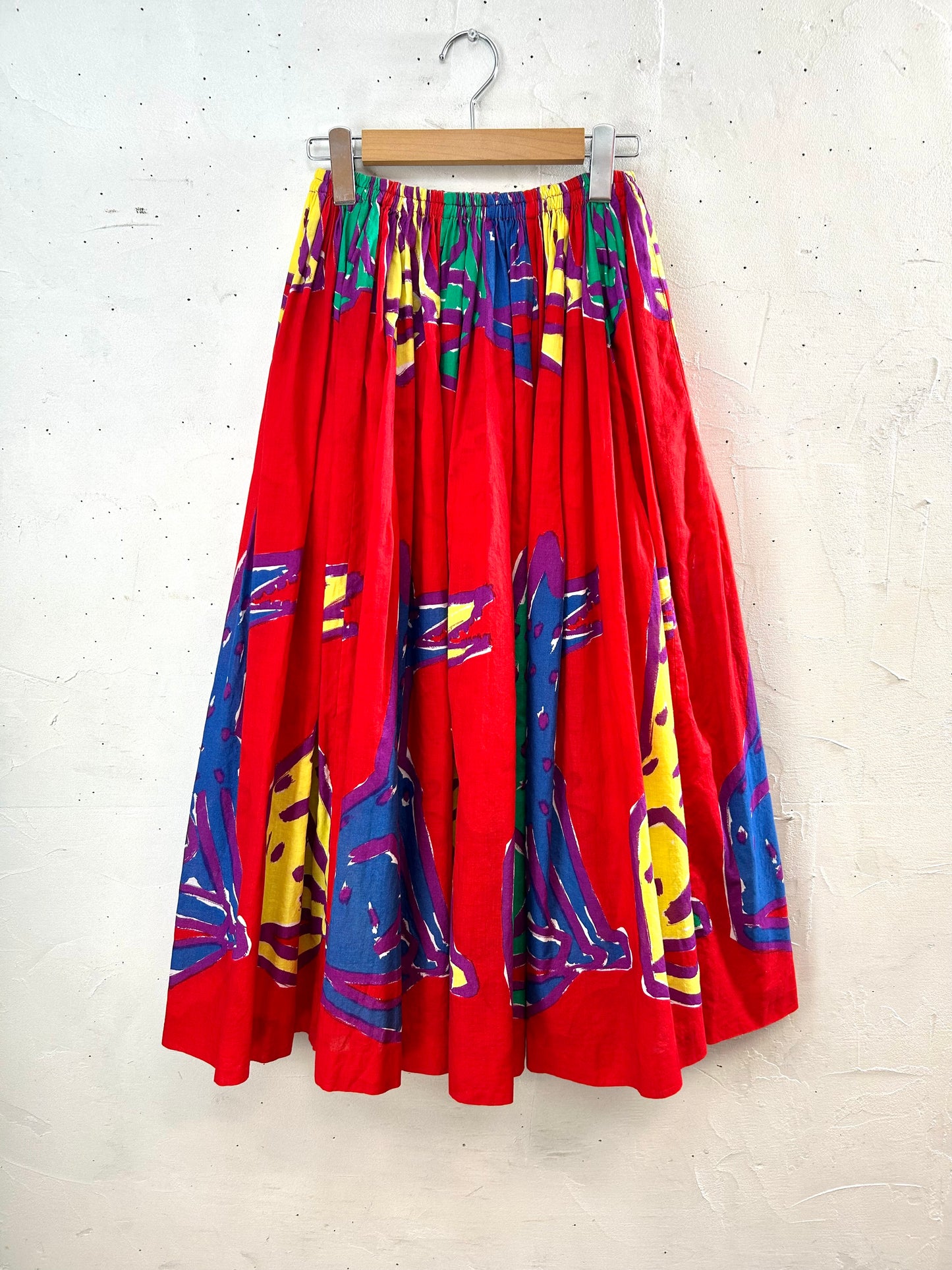 Vintage  Skirt MADE IN FRANCE [L29169]