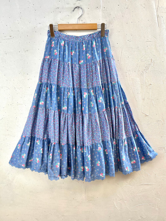 Vintage Tiered Skirt 〜Betty Barclay〜 [E30241]