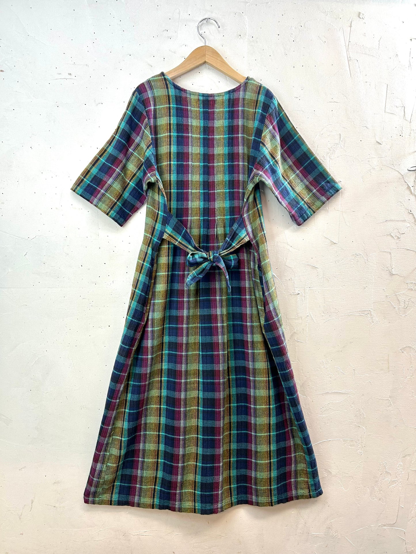 Vintage Plaid Dress [B29608]