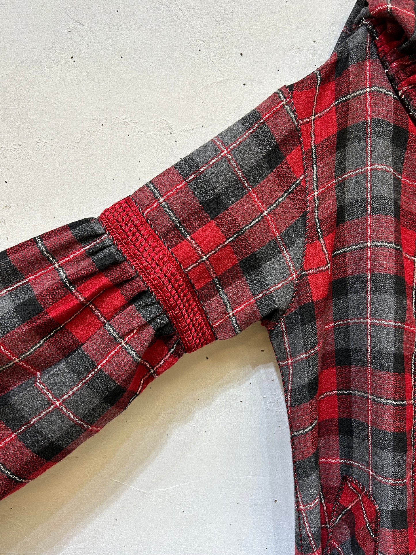 Special Vintage Plaid Dress [I25012]