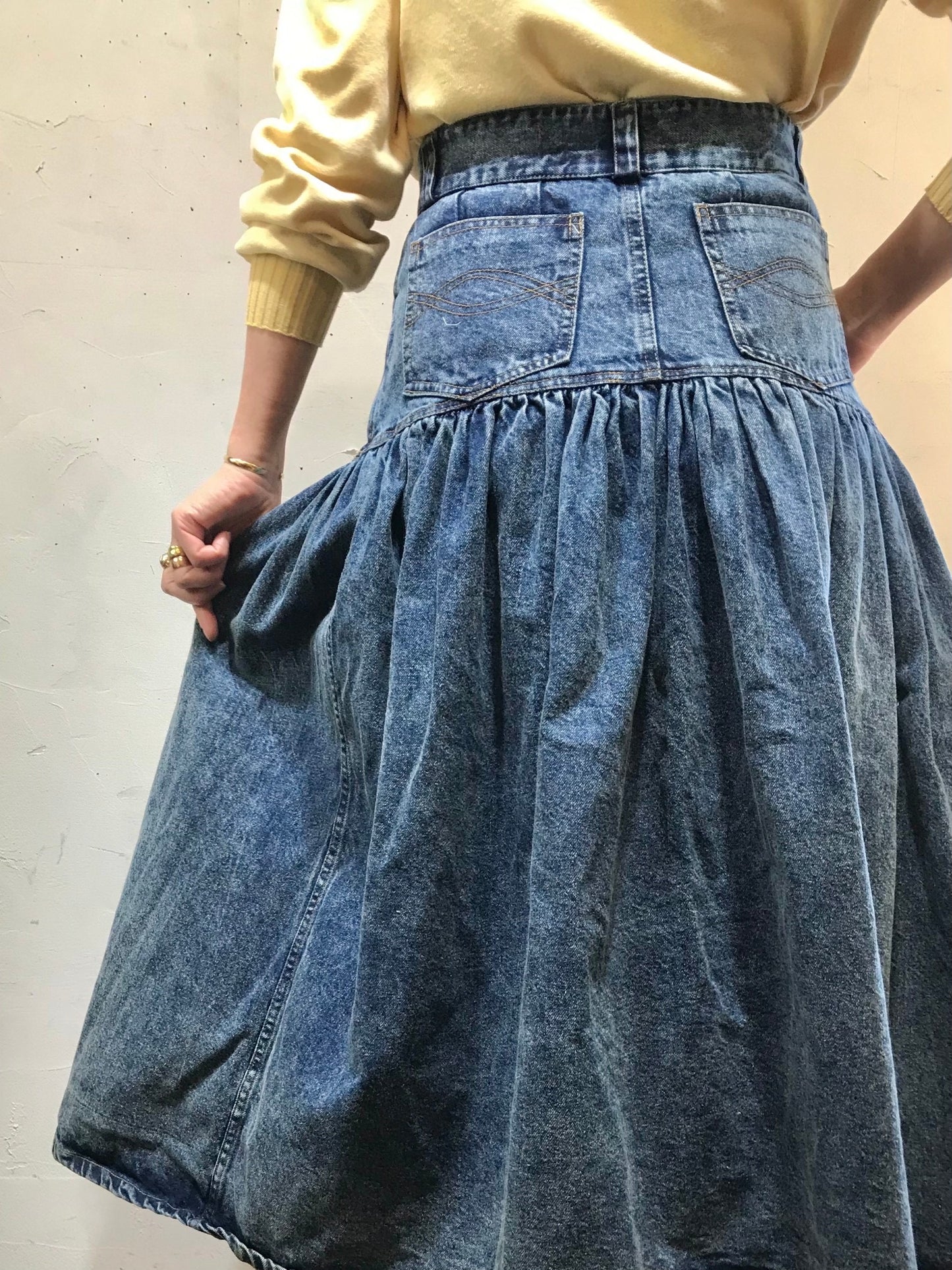 Vintage Denim Skirt [A26105]