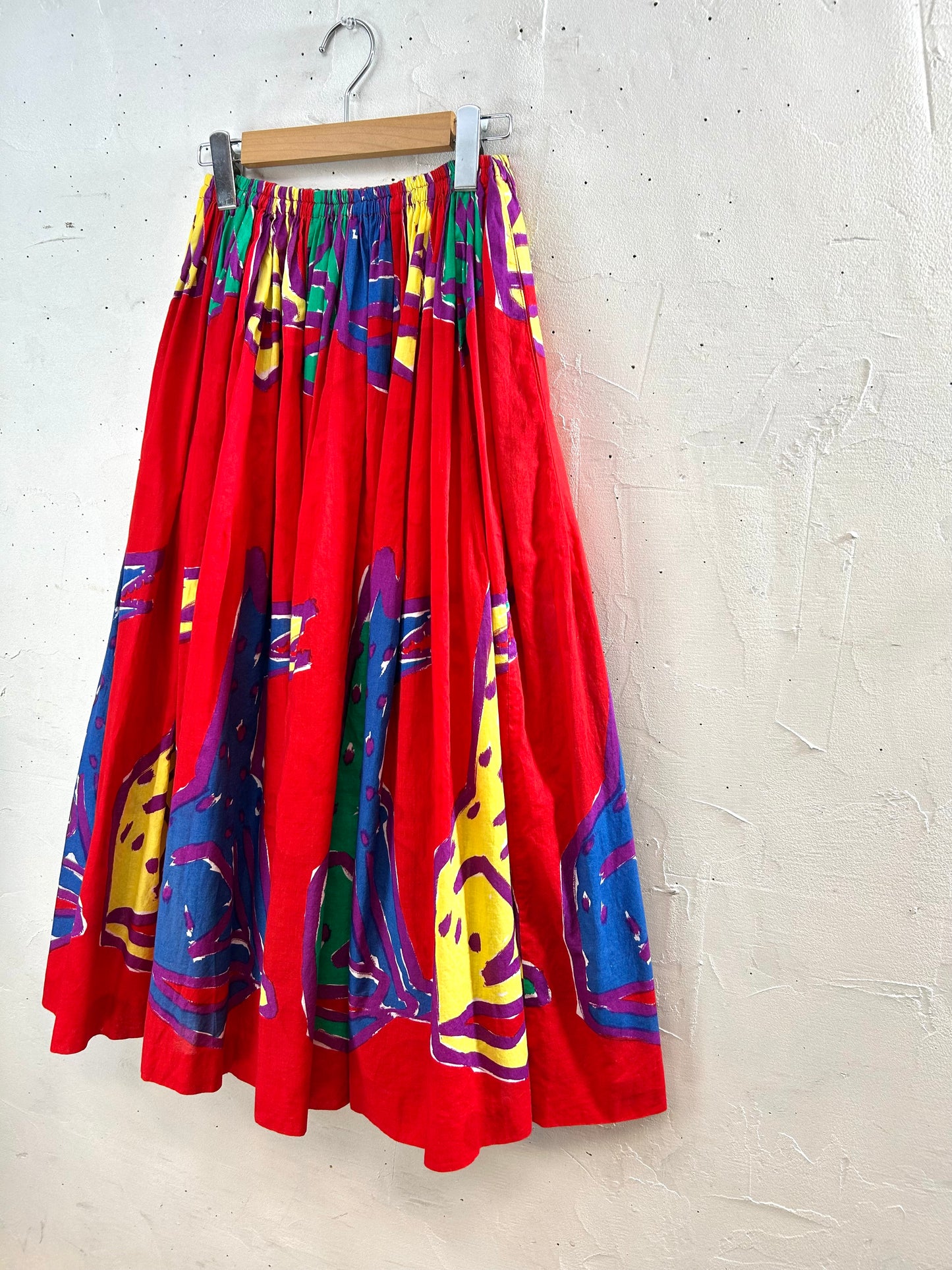 Vintage  Skirt MADE IN FRANCE [L29169]