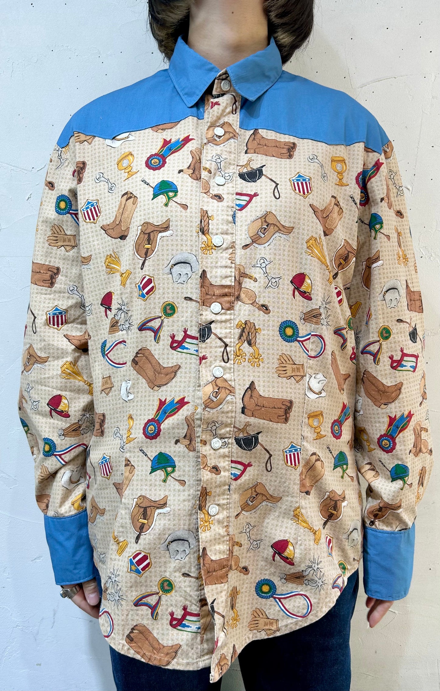 Vintage Western Shirt [J25372]