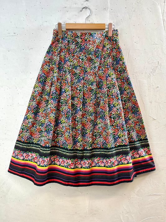 Vintage Pleats Skirt [E30240]