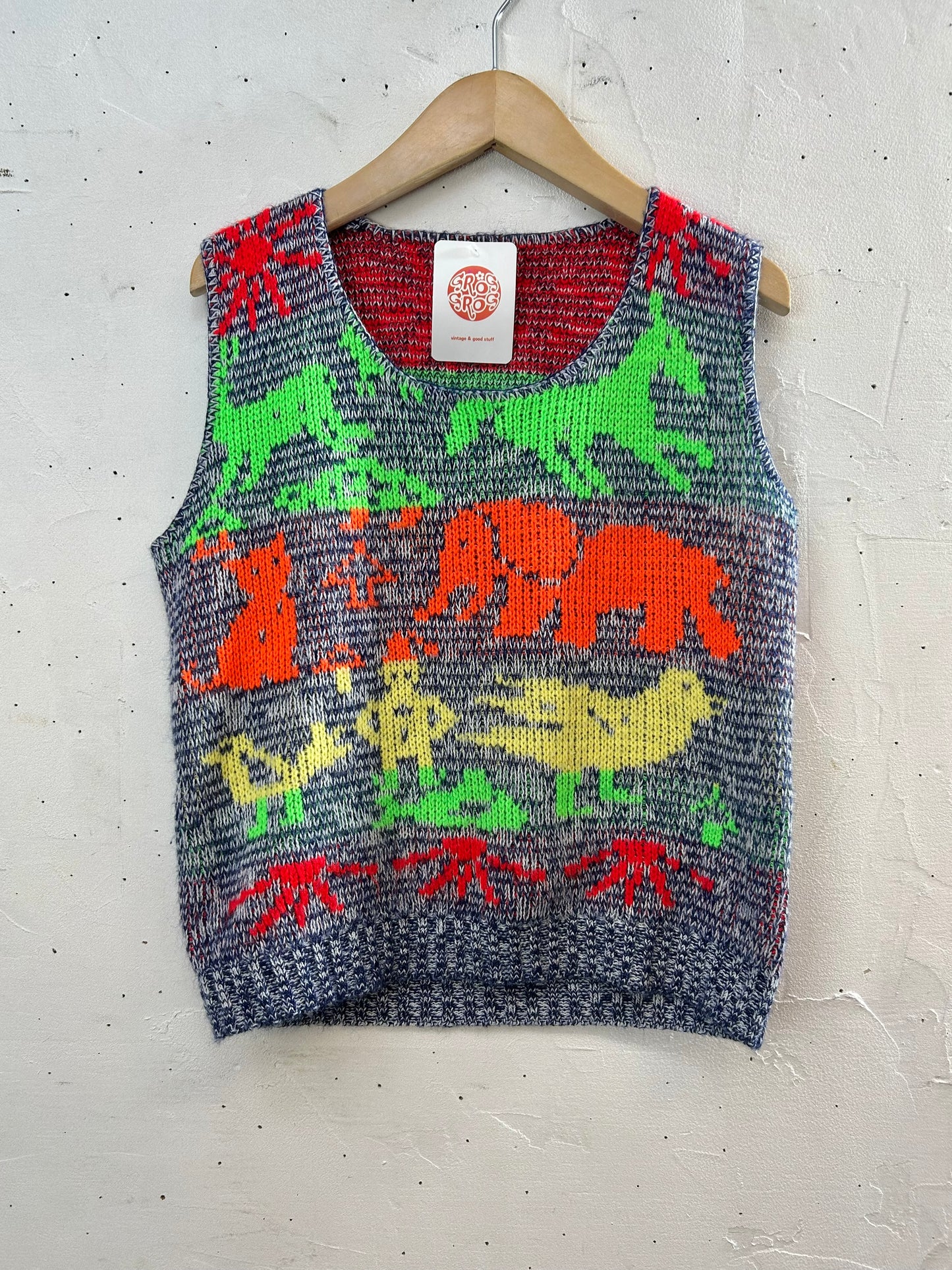 Vintage Knit Vest [L29719]