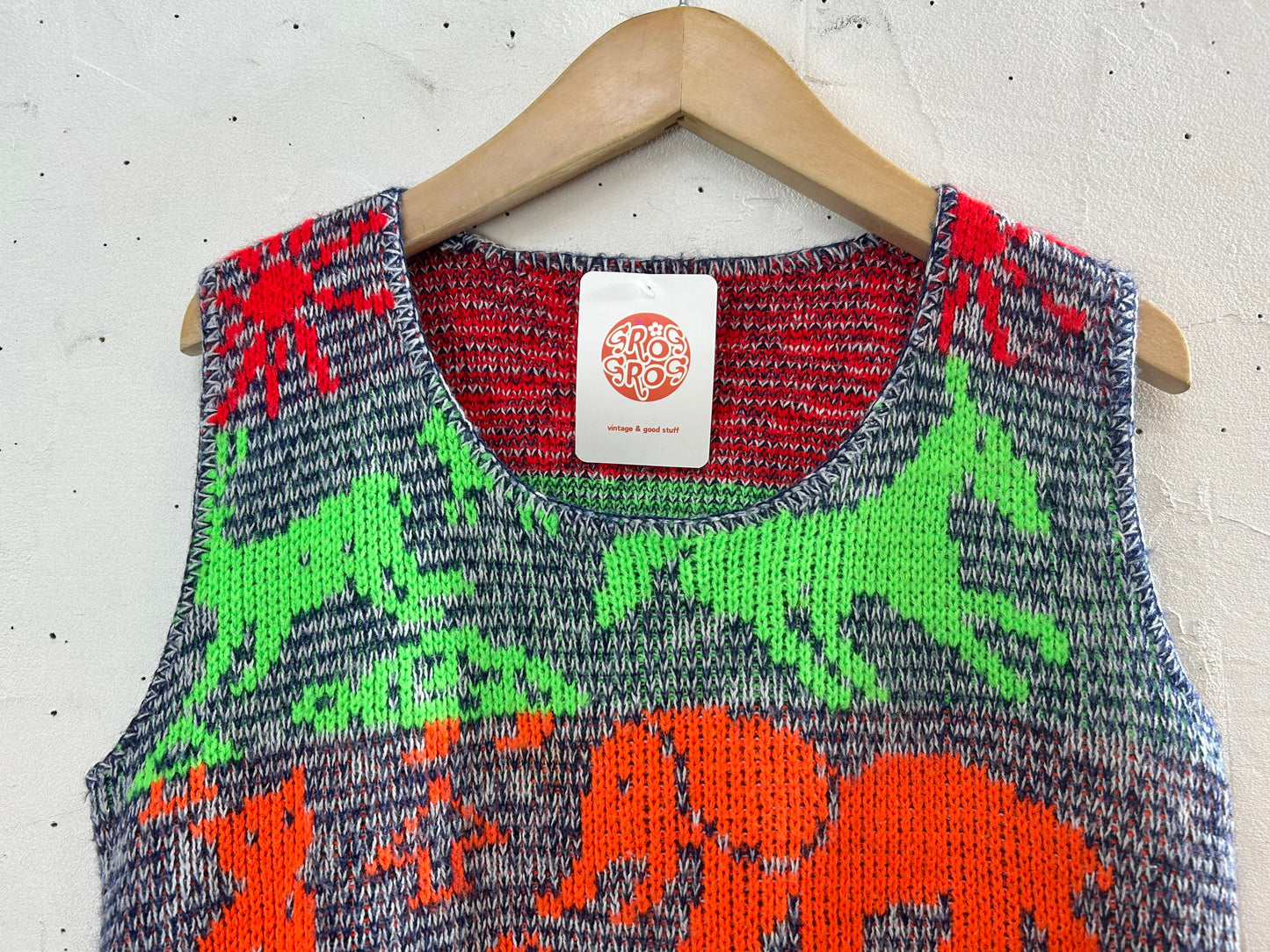 Vintage Knit Vest [L29719]