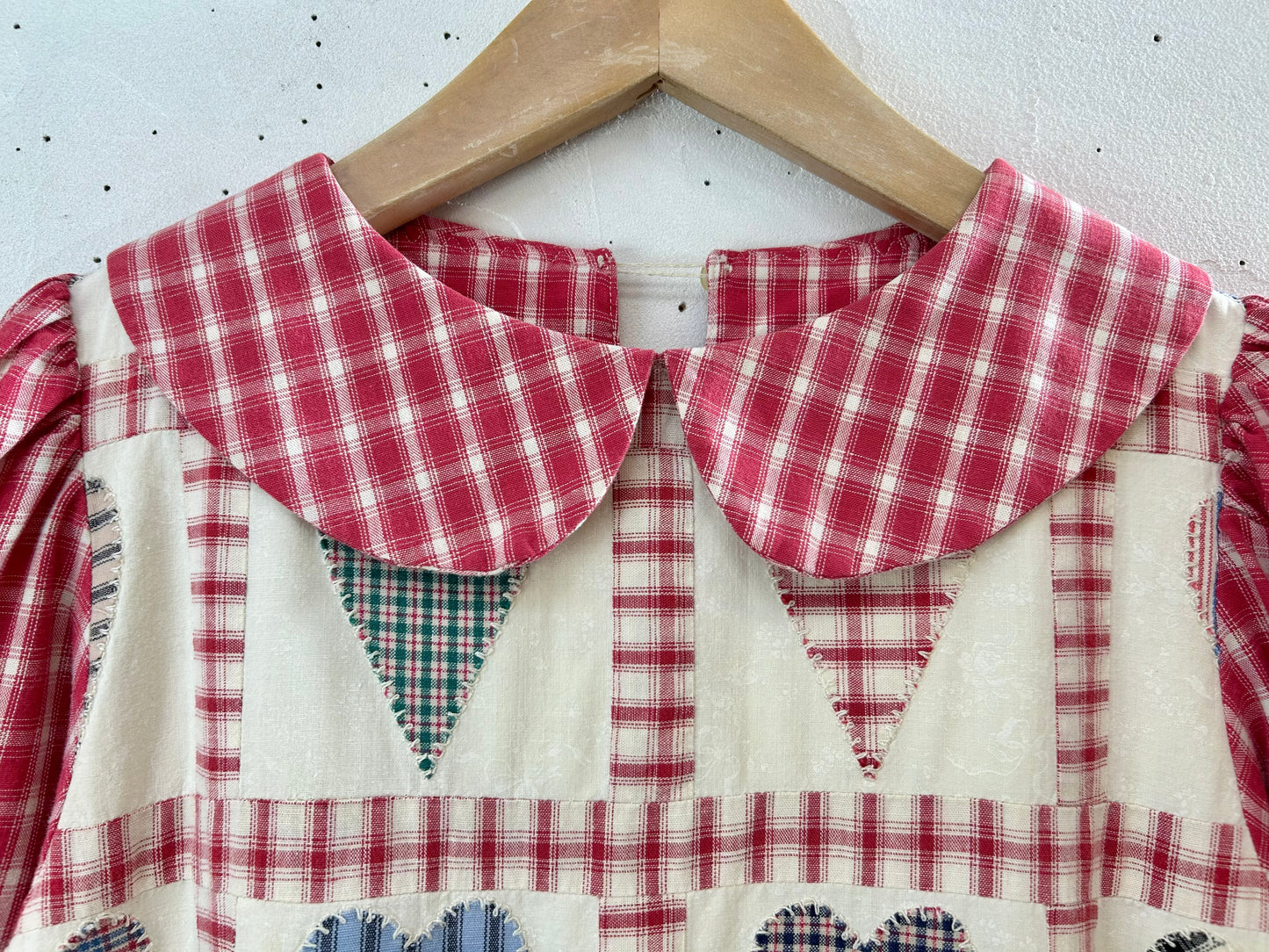 Vintage Heart Patchwork Dress [F30464]