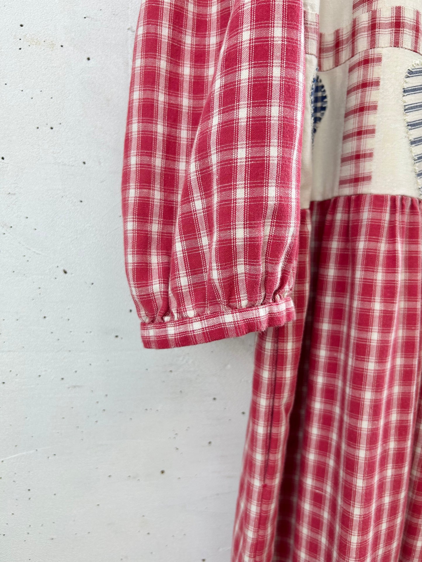 Vintage Heart Patchwork Dress [F30464]