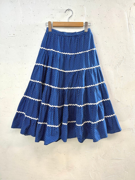 Vintage Tiered Skirt [A29390]