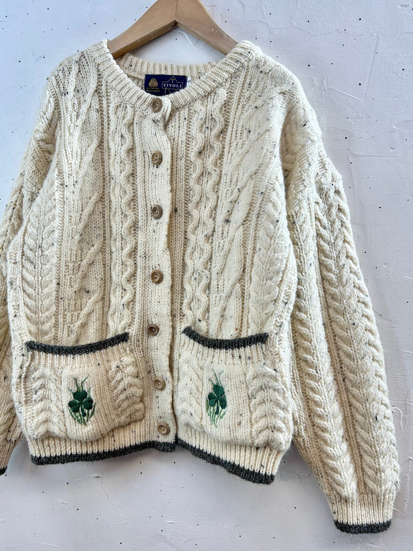 Vintage Aran Knit Cardigan [K28942]