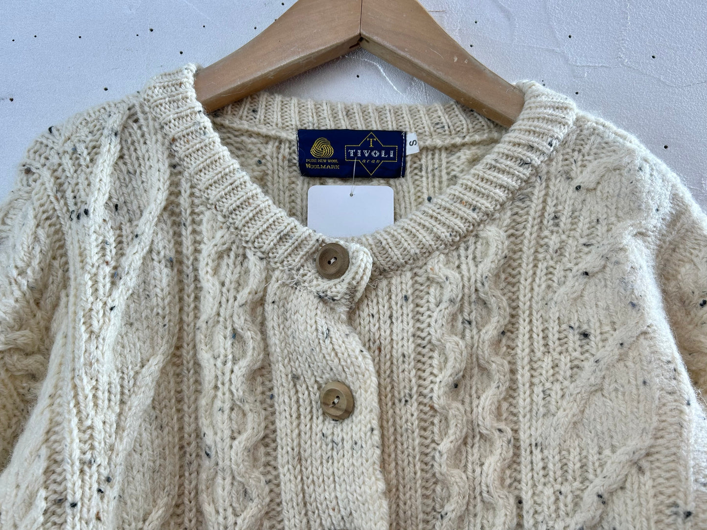 Vintage Aran Knit Cardigan [K28942]