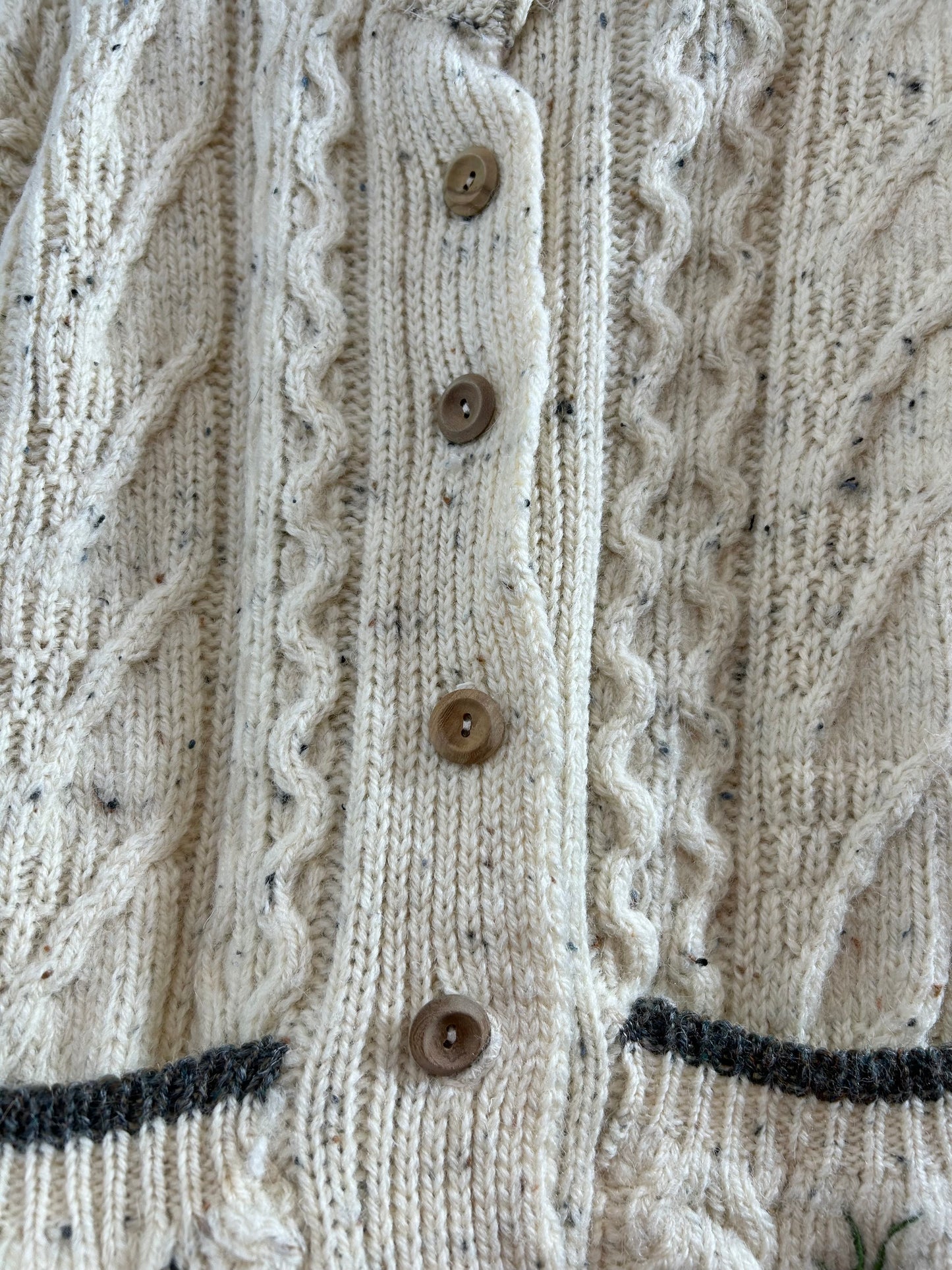 Vintage Aran Knit Cardigan [K28942]